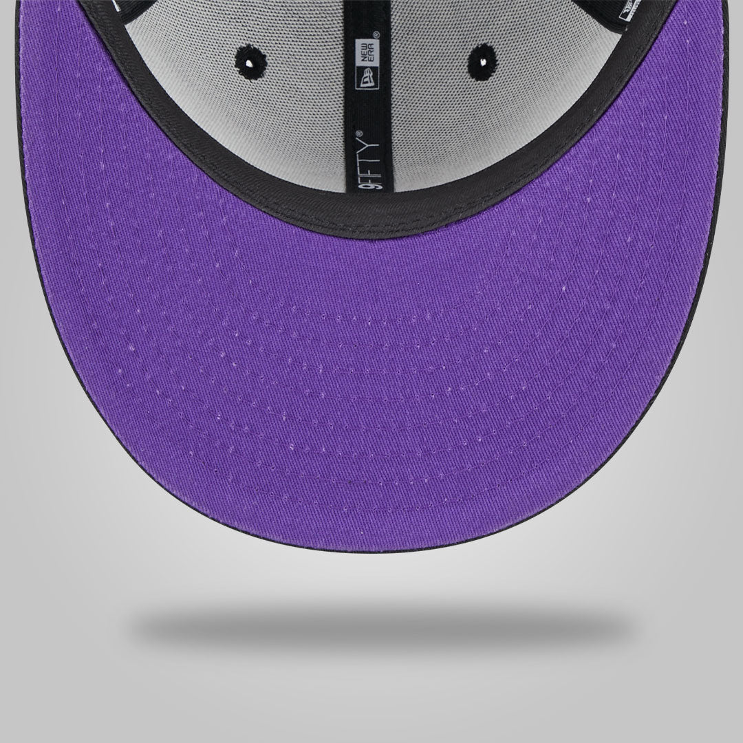 LA Lakers Multi Patch Black 9FIFTY Snapback Cap