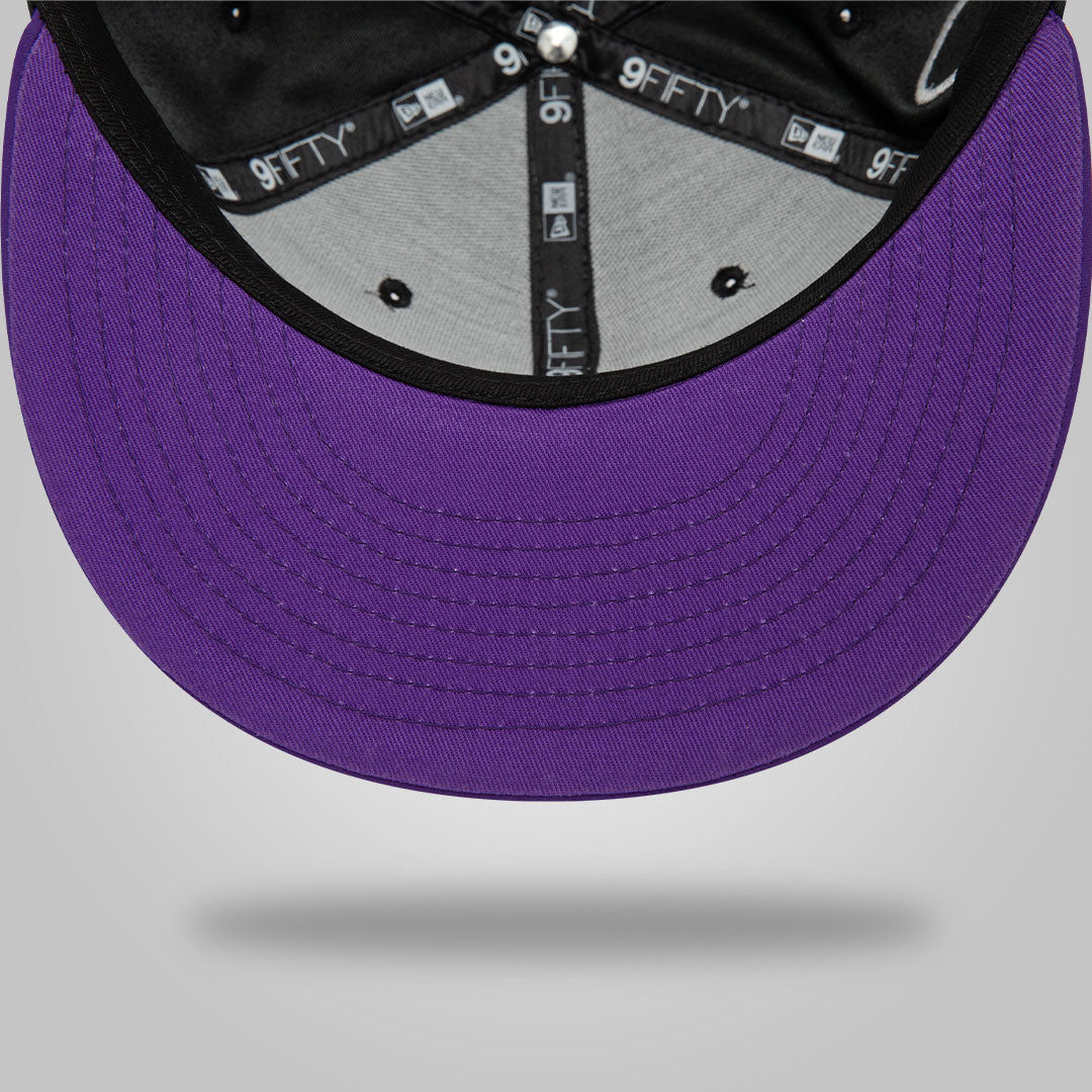 LA Lakers Infill Black 9FIFTY Snapback Cap