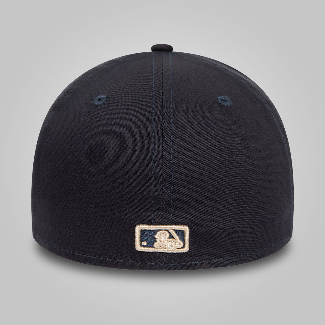 New York Yankees League Essential Navy 39THIRTY Stretch Fit Cap
