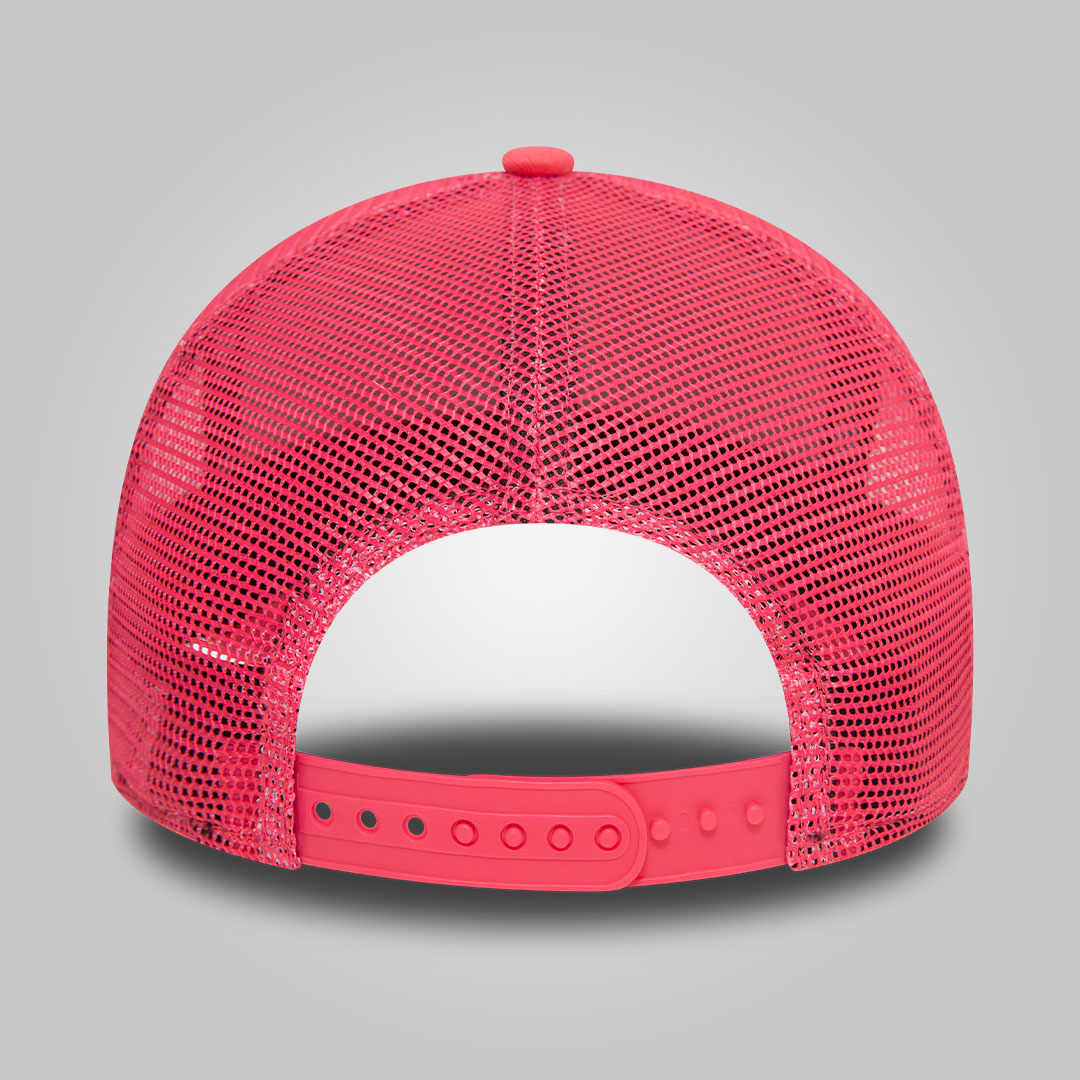 LA Dodgers League Essential Pink A-Frame Trucker Cap