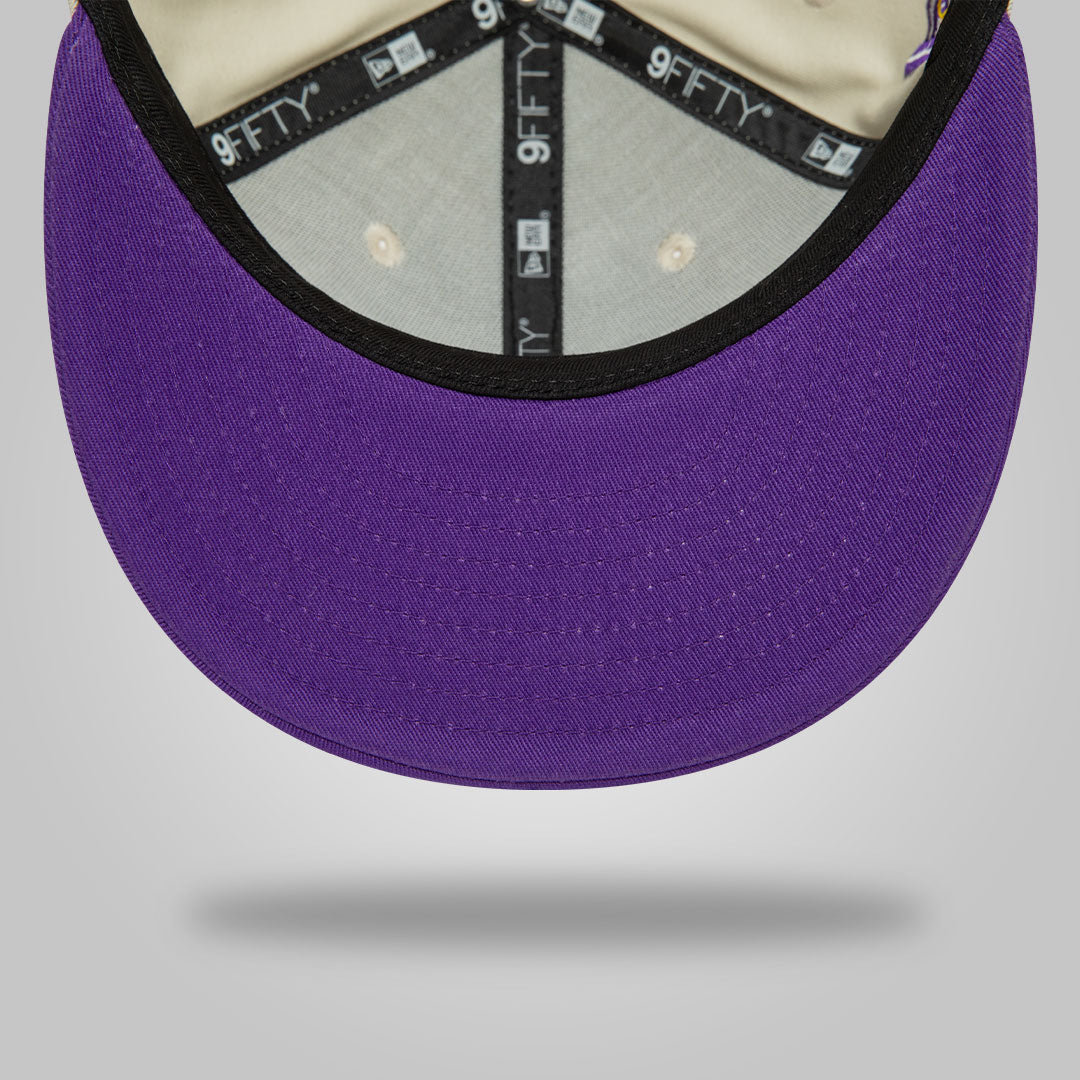LA Lakers NBA Logo Stone 9FIFTY Snapback Cap