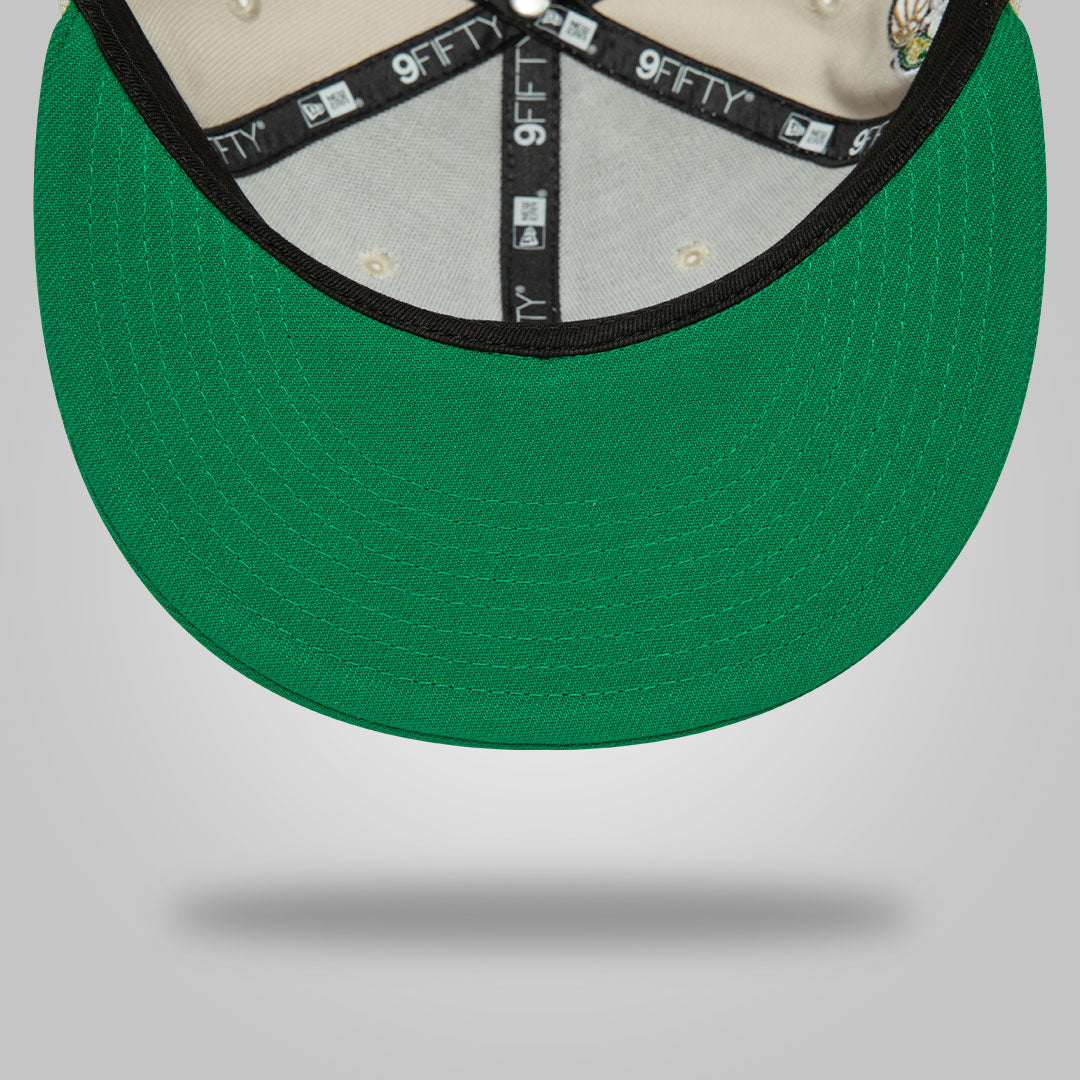 Boston Celtics NBA Floral Stone 9FIFTY Snapback Cap