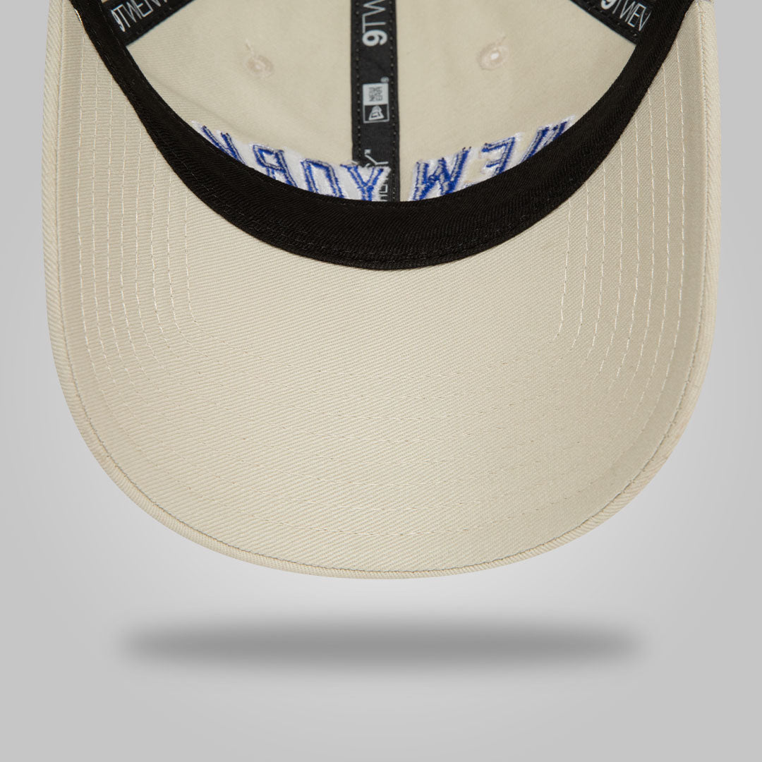 New York Yankees MLB Wordmark Off White 9TWENTY Adjustable Cap