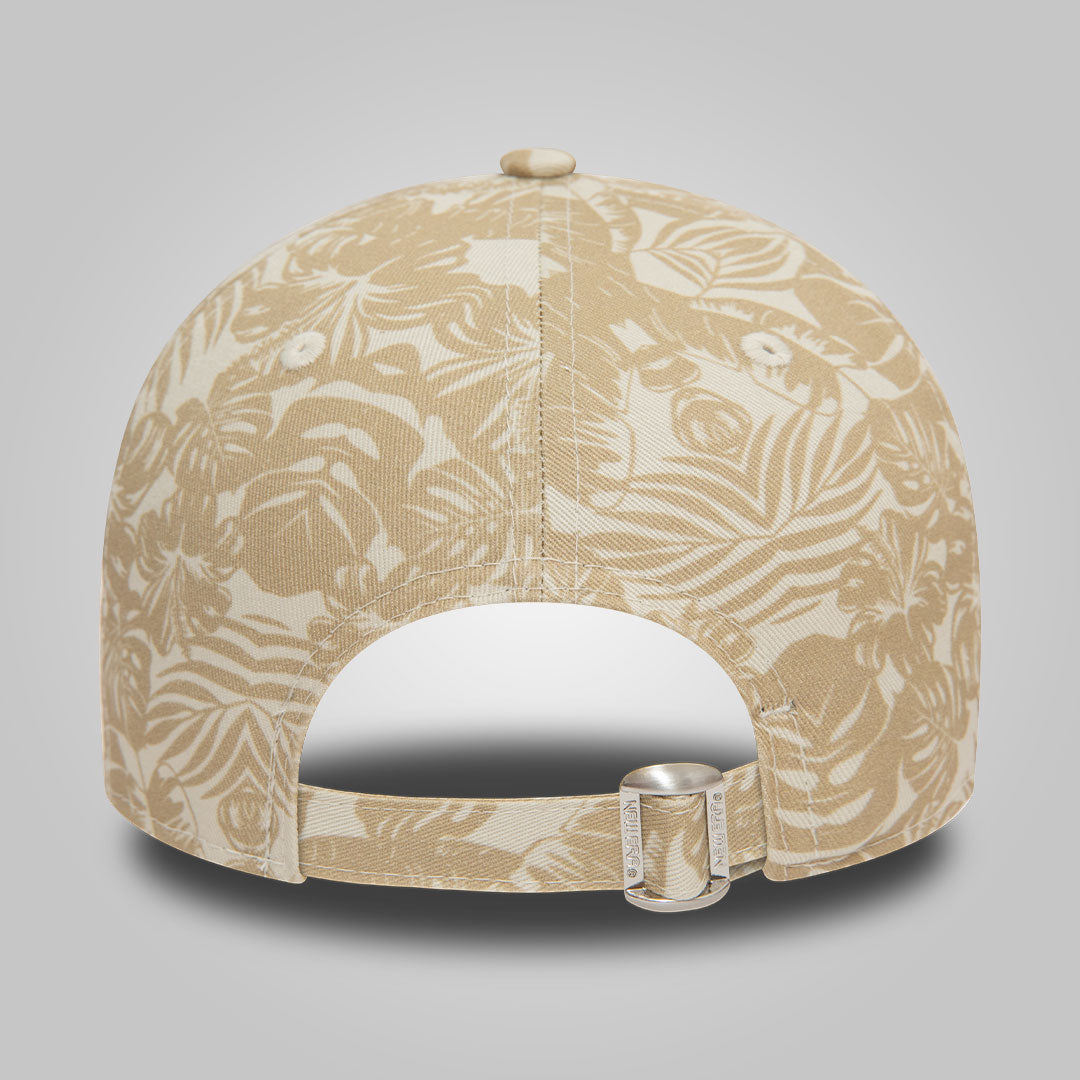 LA Dodgers MLB Summer All Over Print Light Beige 9FORTY Adjustable Cap