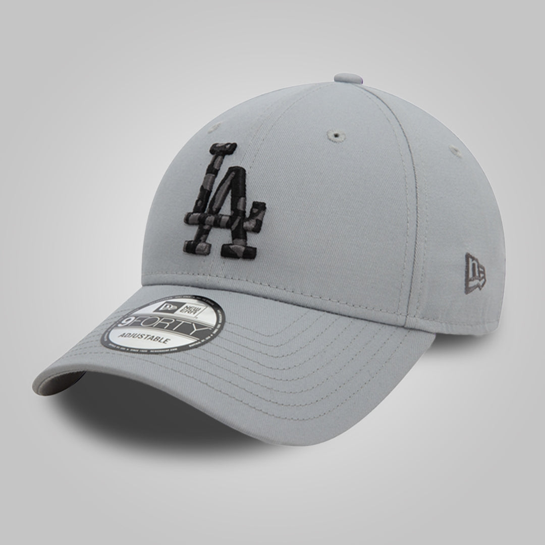 LA Dodgers Seasonal Infill Grey 9FORTY Adjustable Cap