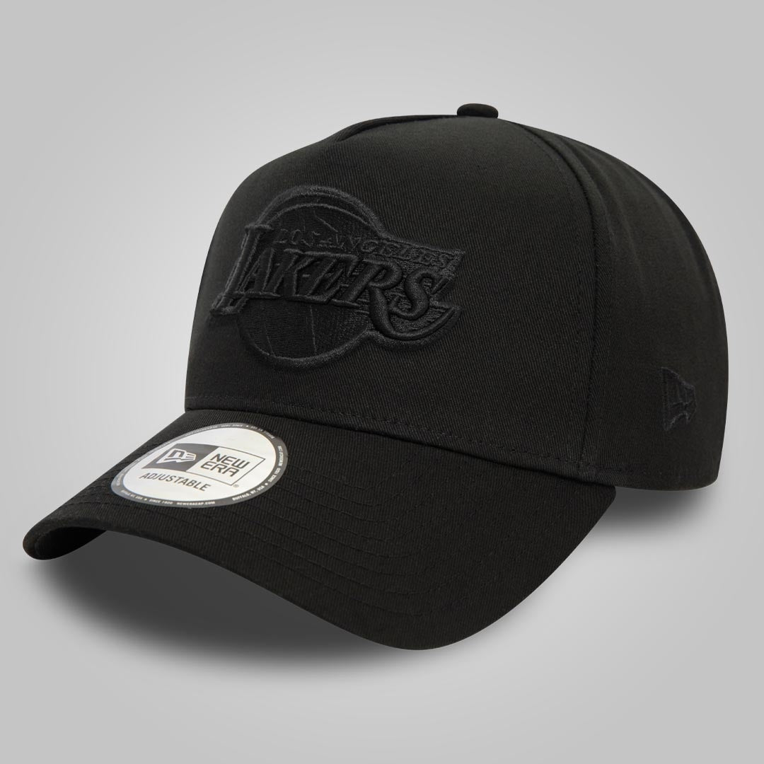 LA Lakers Monochrome Black 9FORTY E-Frame Adjustable Cap