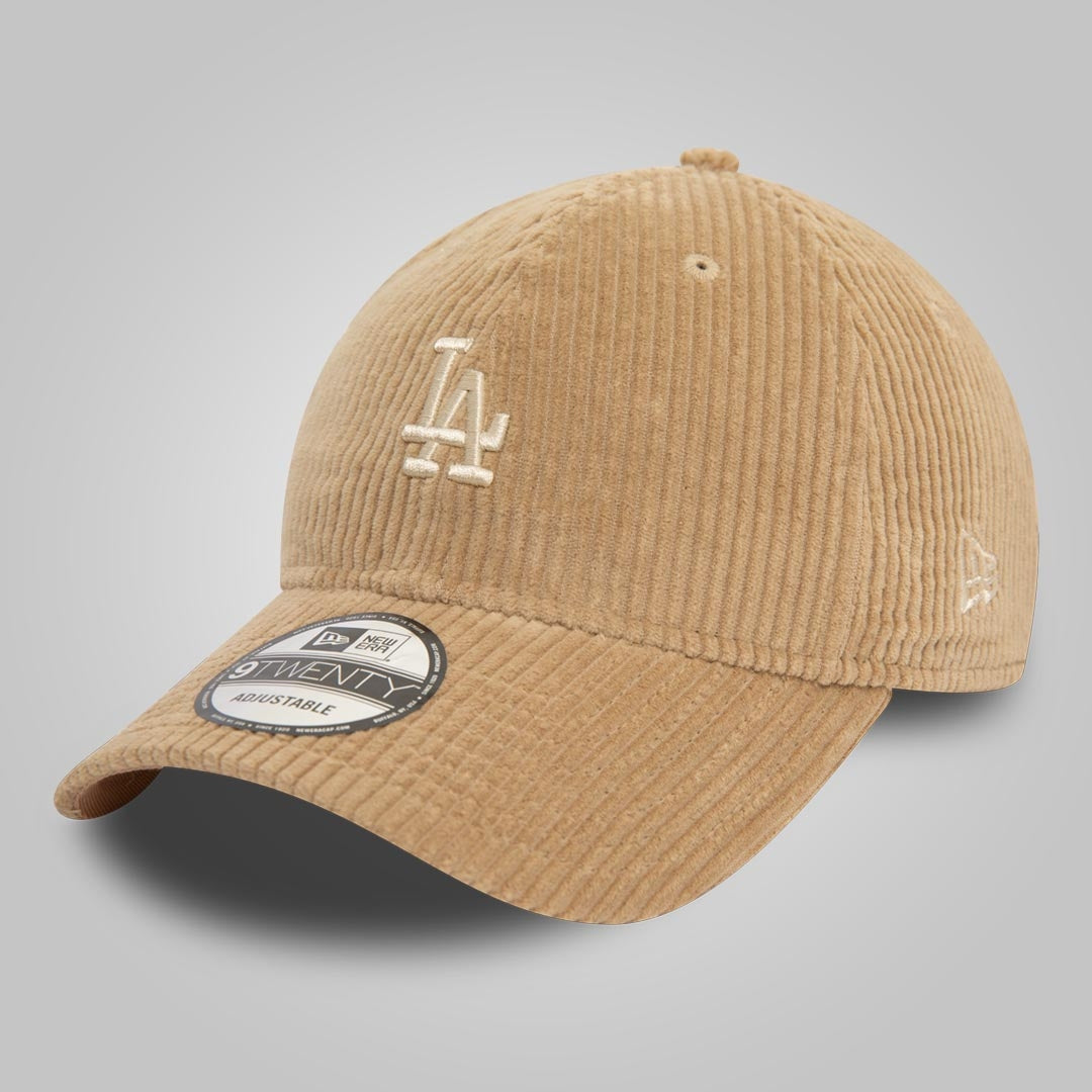 LA Dodgers Cord Beige 9TWENTY Adjustable Cap