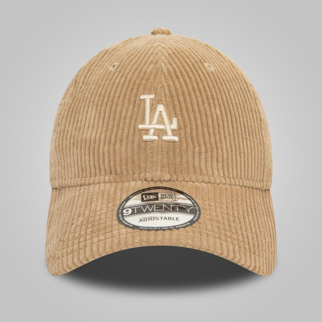 LA Dodgers Cord Beige 9TWENTY Adjustable Cap