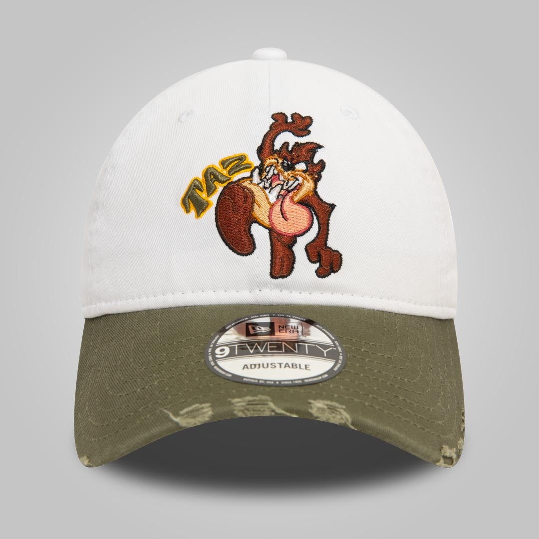 Taz Distressed White 9TWENTY Adjustable Cap