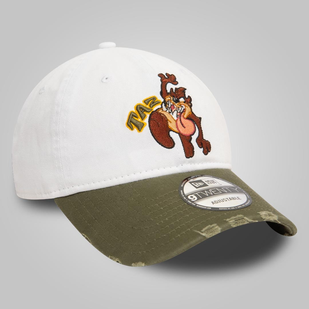 Taz Distressed White 9TWENTY Adjustable Cap