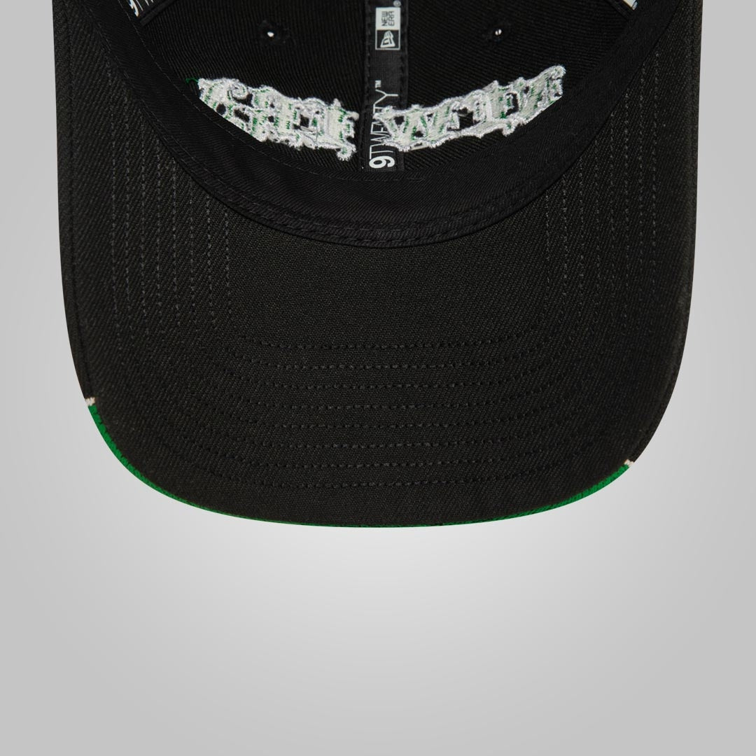 New Era Race Black and Green Flame 9TWENTY Adjustable Cap