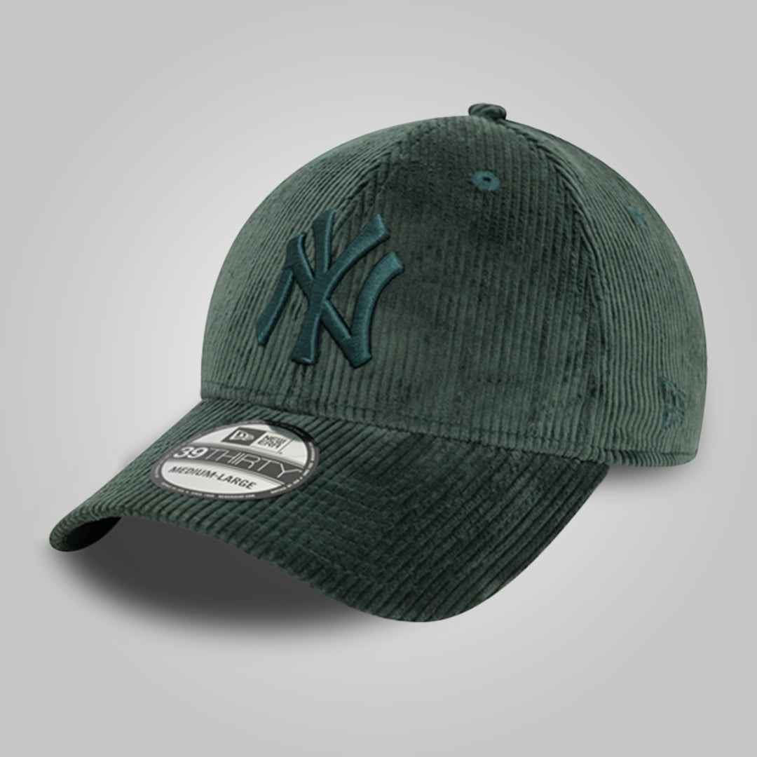 New York Yankees Cord Dark Green 39THIRTY Stretch Fit Cap