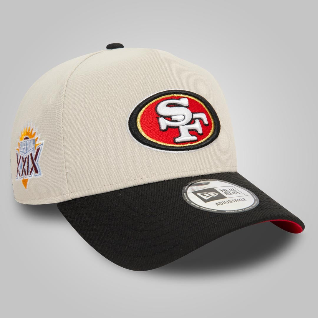 San Francisco 49ers NFL Light Beige 9FORTY E-Frame Adjustable Cap