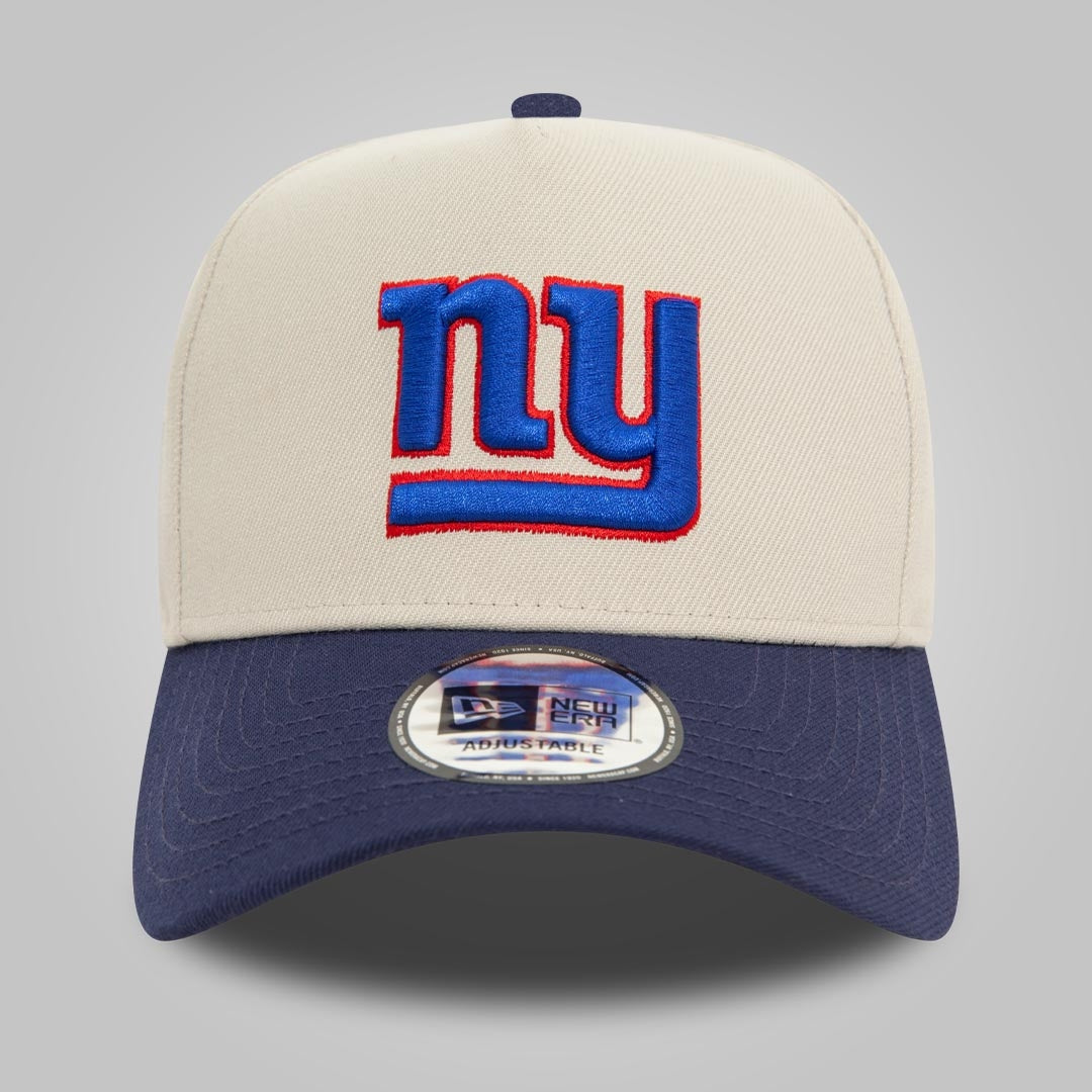 New York Giants NFL Light Beige 9FORTY E-Frame Adjustable Cap