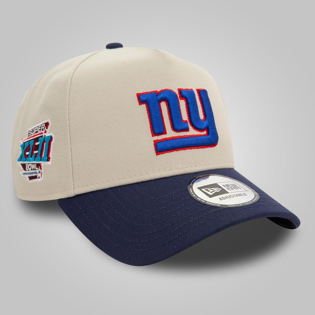 New York Giants NFL Light Beige 9FORTY E-Frame Adjustable Cap
