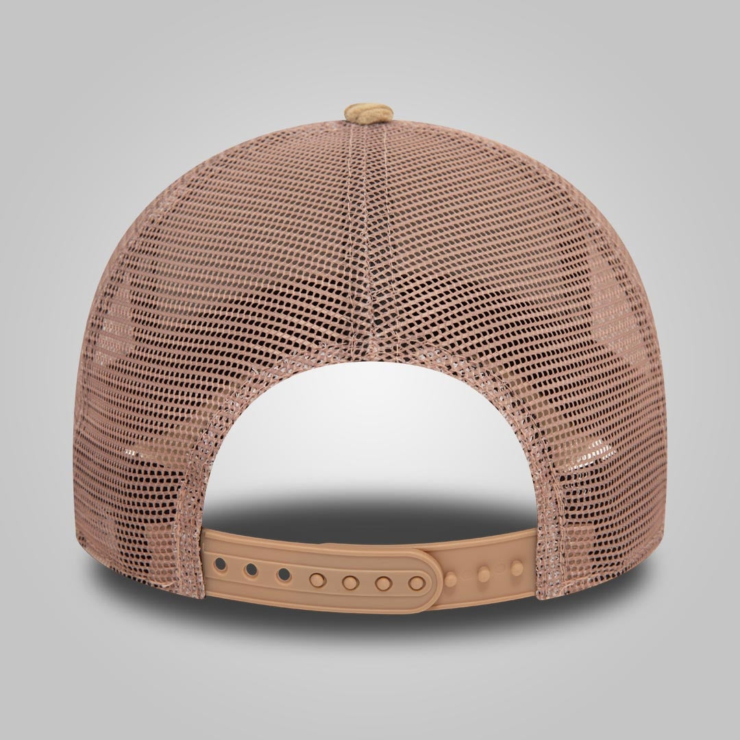 Boston Red Sox MLB Cord Beige E-Frame Adjustable Trucker Cap