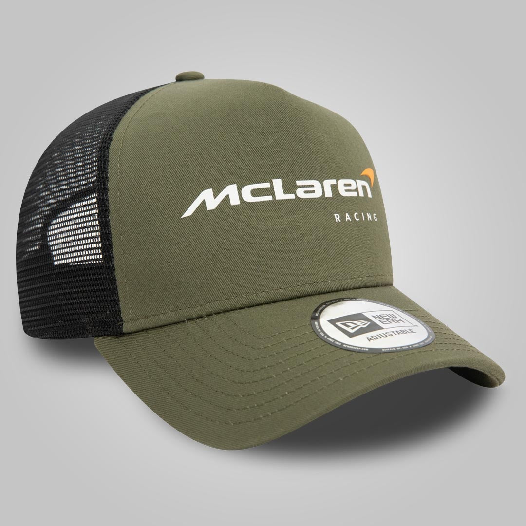 McLaren Racing Seasonal Green 9FORTY E-Frame Adjustable Trucker Cap