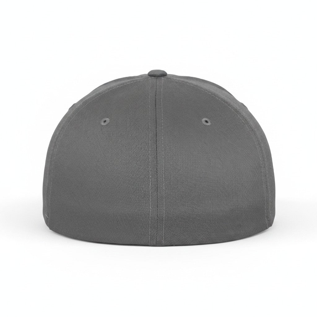 Flexfit: Grey Wooly Combed Stretch Fit Cap