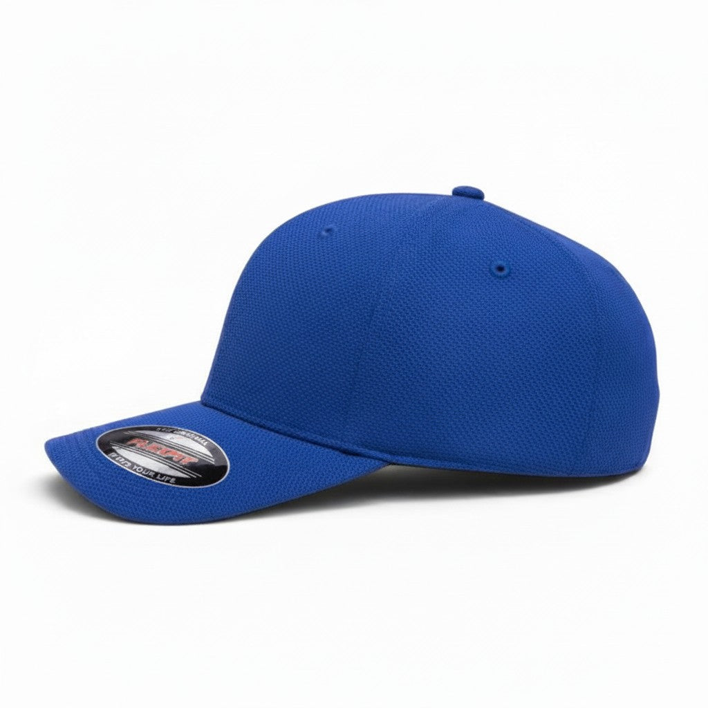 Flexfit: Blue Cool & Pique Mesh Stretch Fit Cap