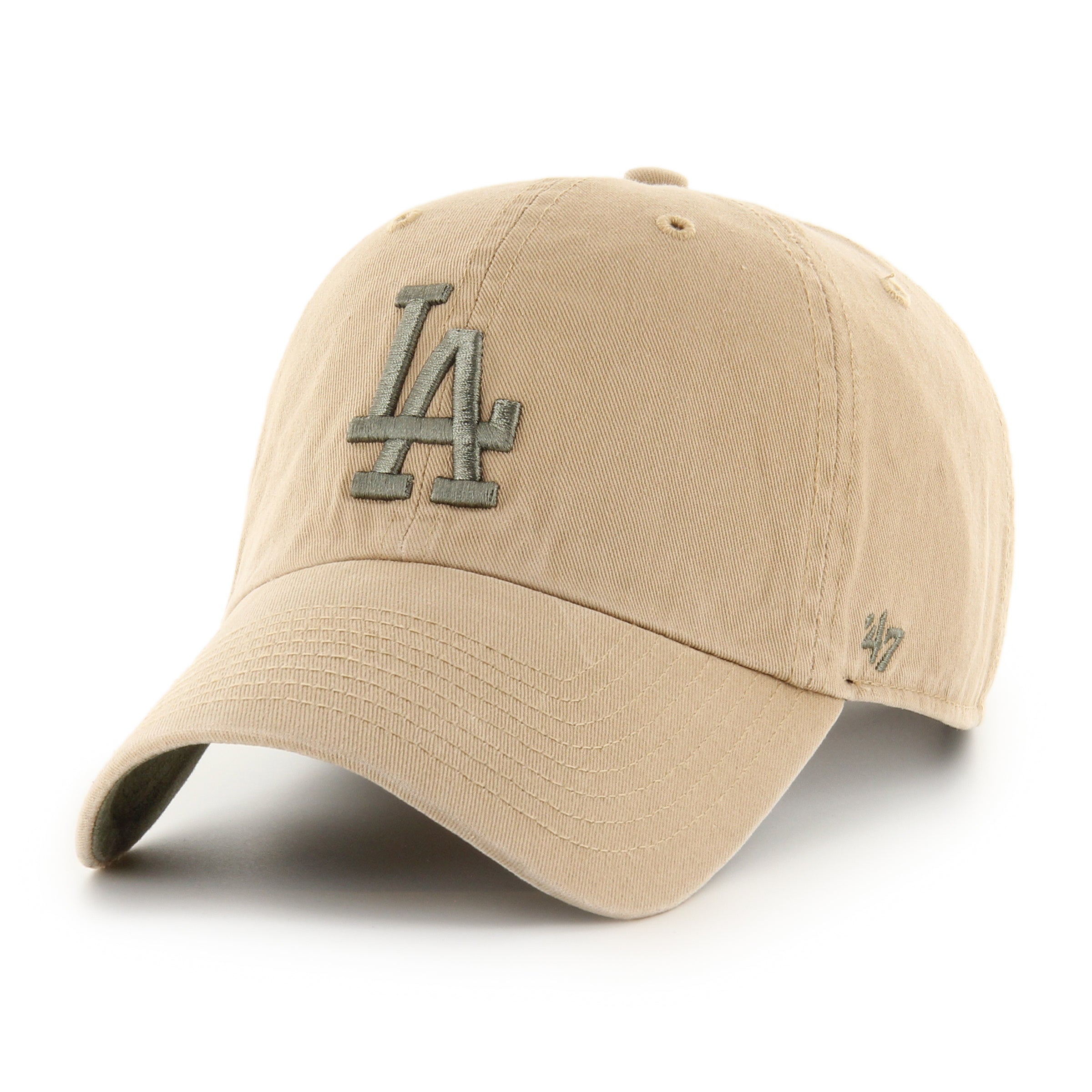 Los Angeles Dodgers Ballpark '47 CLEAN UP Khaki Cap