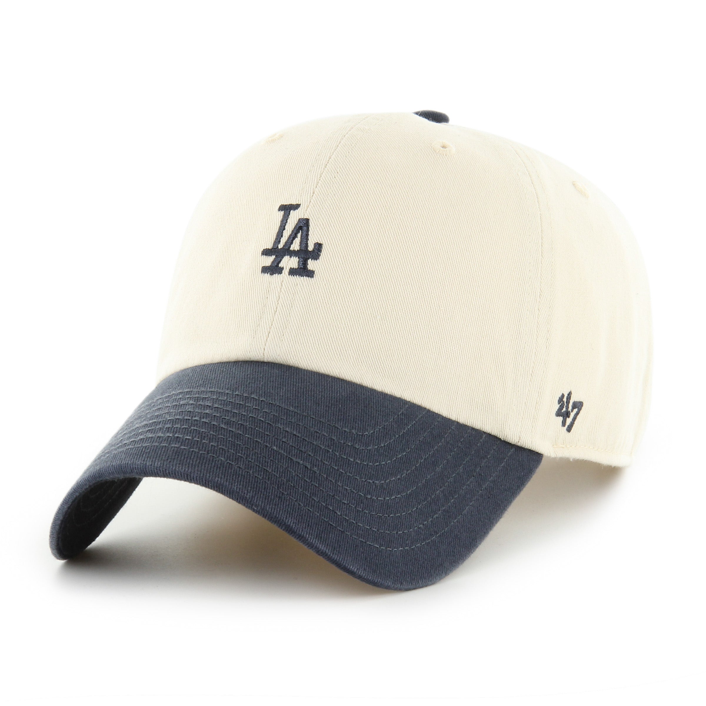 LA Dodgers Base Runner TT ’47 CLEAN UP Beige Cap