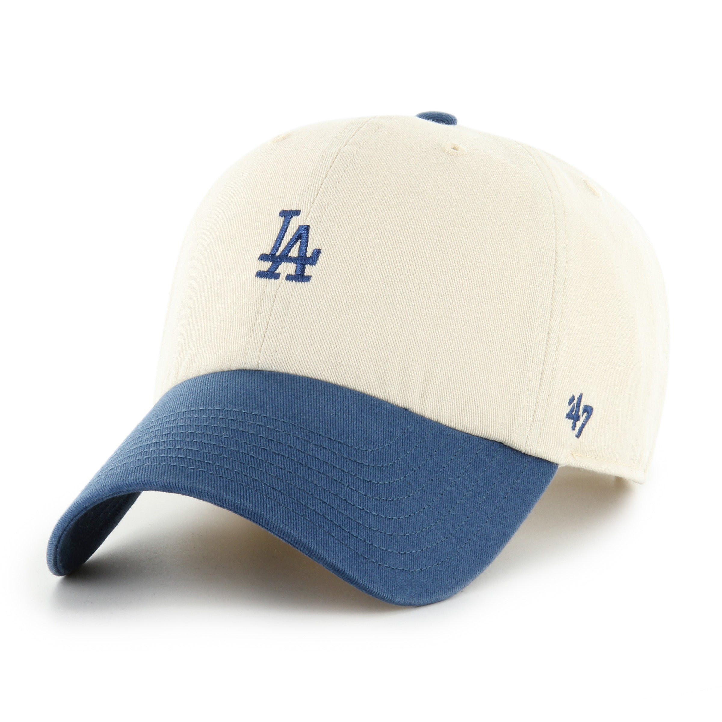 LA Dodgers Base Runner TT ’47 CLEAN UP Beige Cap