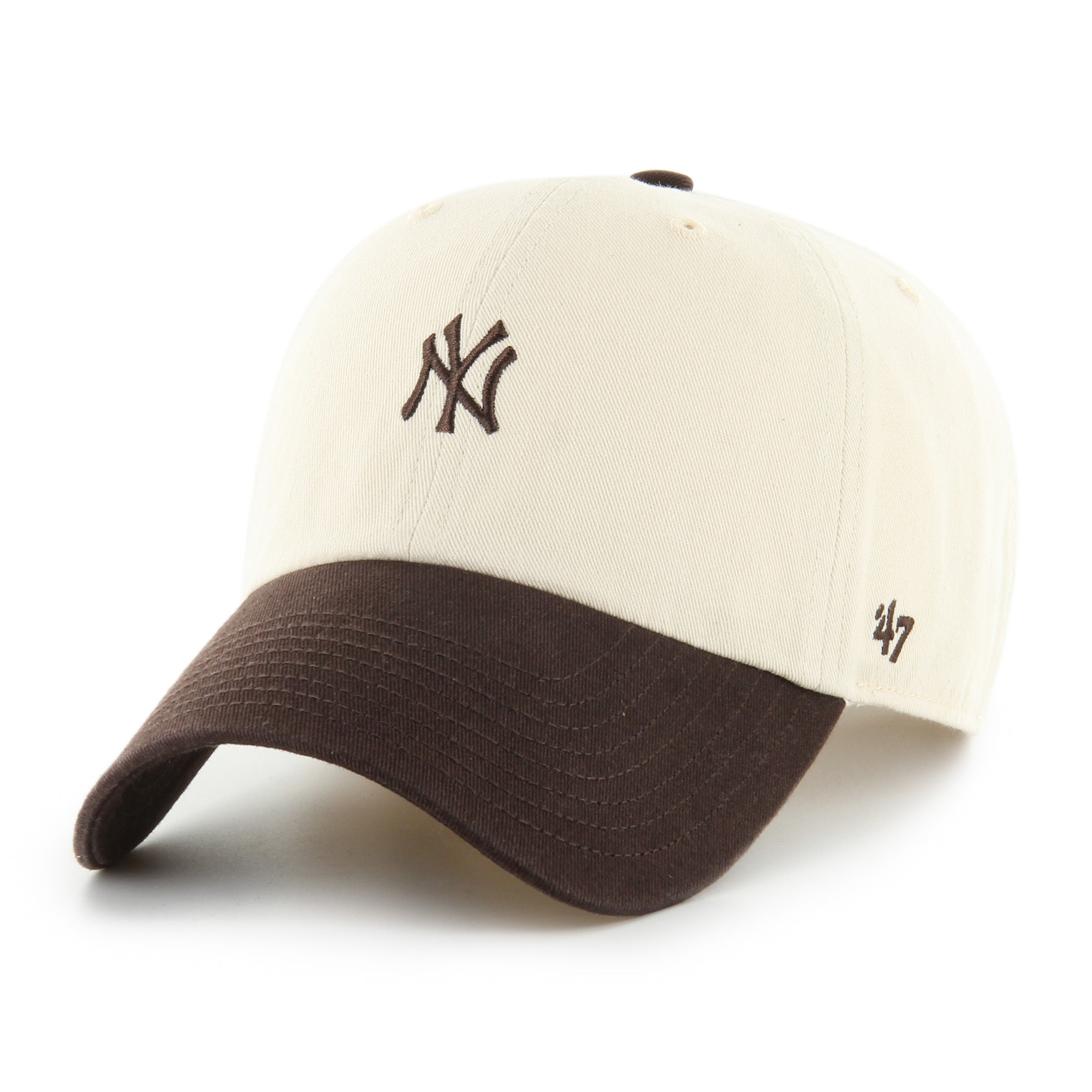 New York Yankees Base Runner TT ’47 CLEAN UP Beige Cap