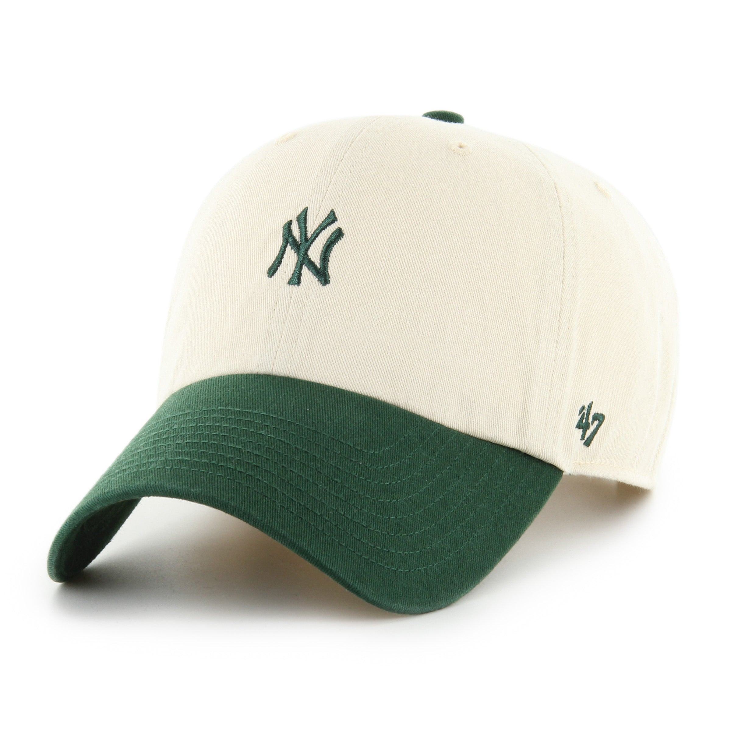 New York Yankees Base Runner TT ’47 CLEAN UP Beige Cap