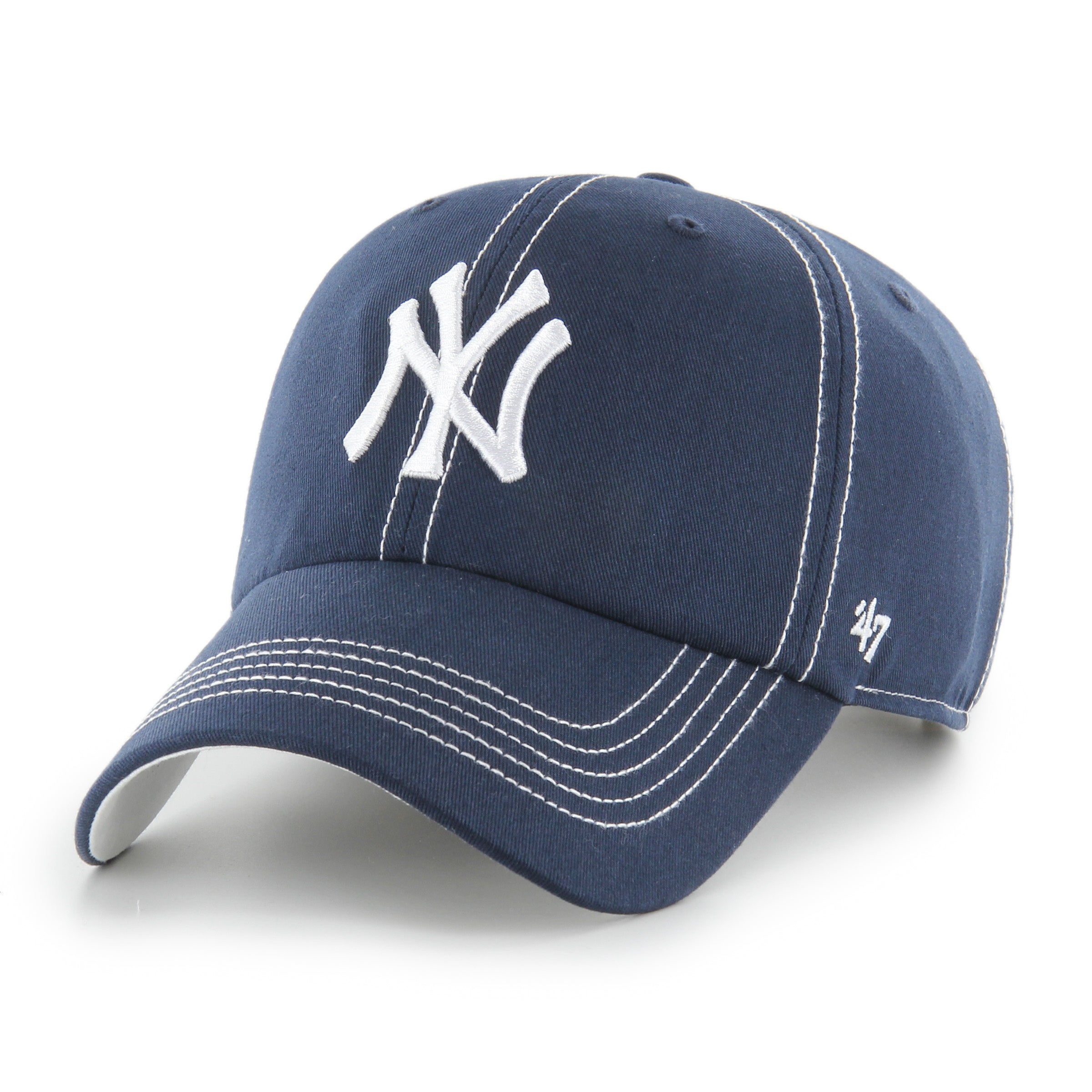 New York Yankees Contrast Stitch ’47 CLEAN UP Navy Cap