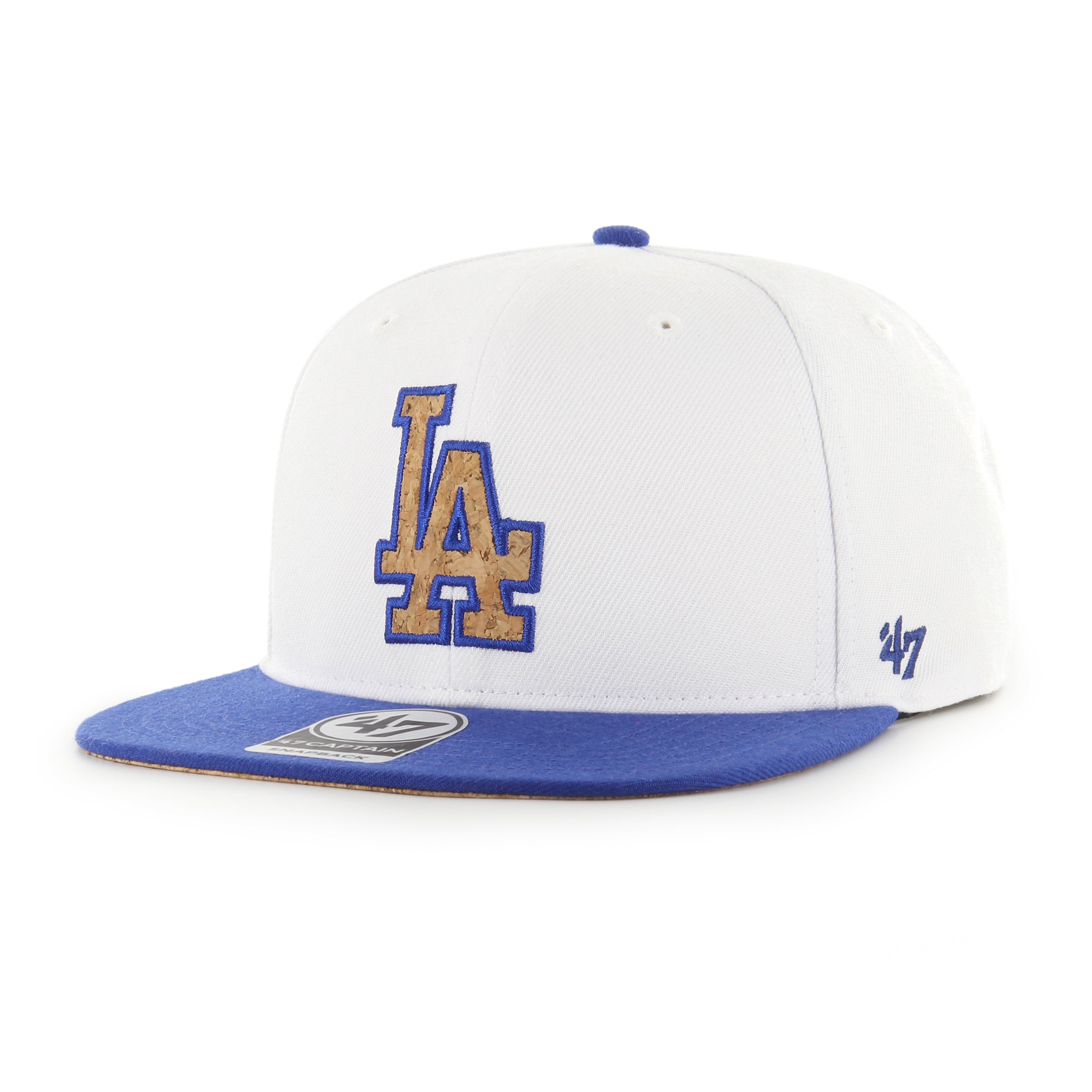 Los Angeles Dodgers Corkscrew 47 CAPTAIN White Cap