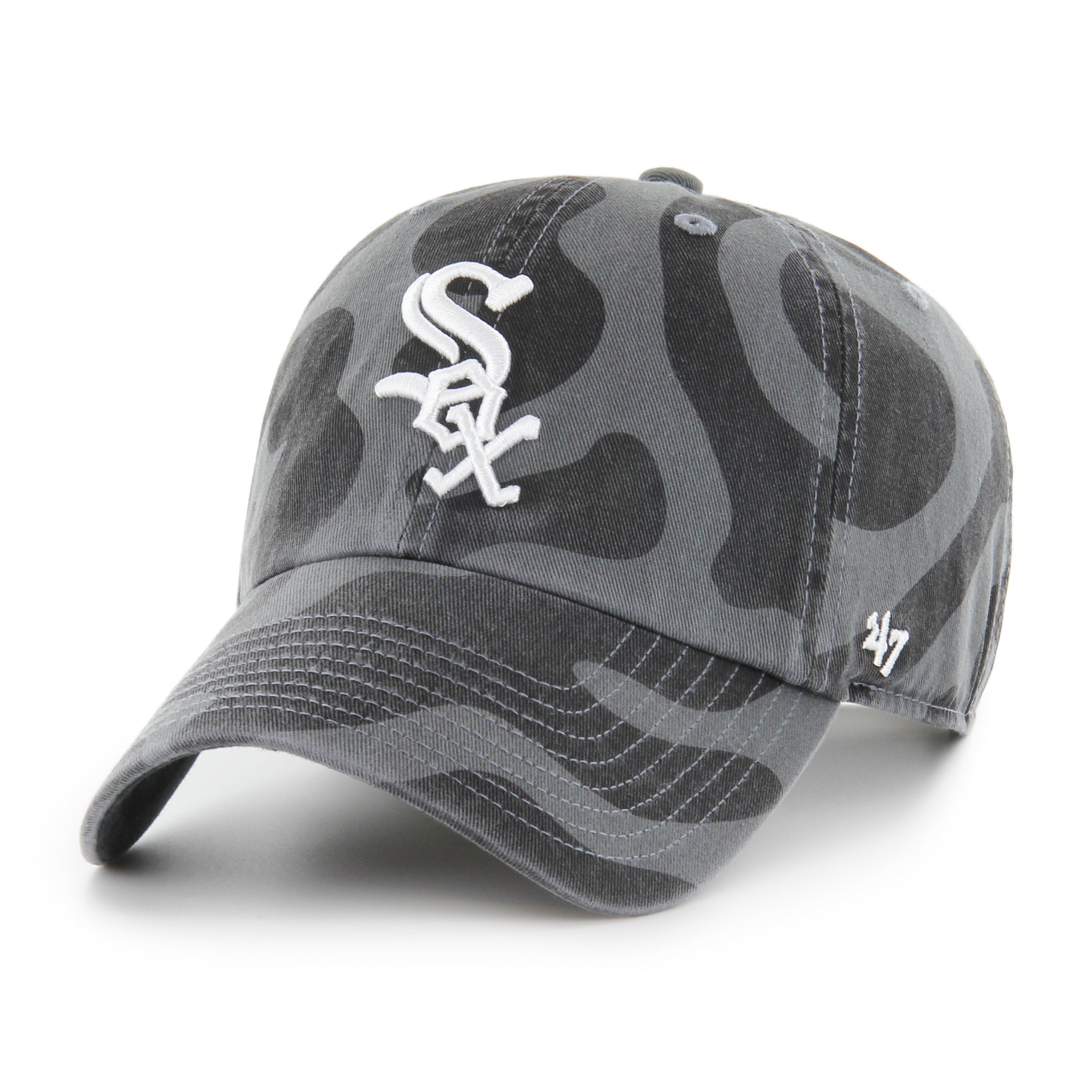 Chicago White Sox Freeform ’47 CLEAN UP Charcoal Cap