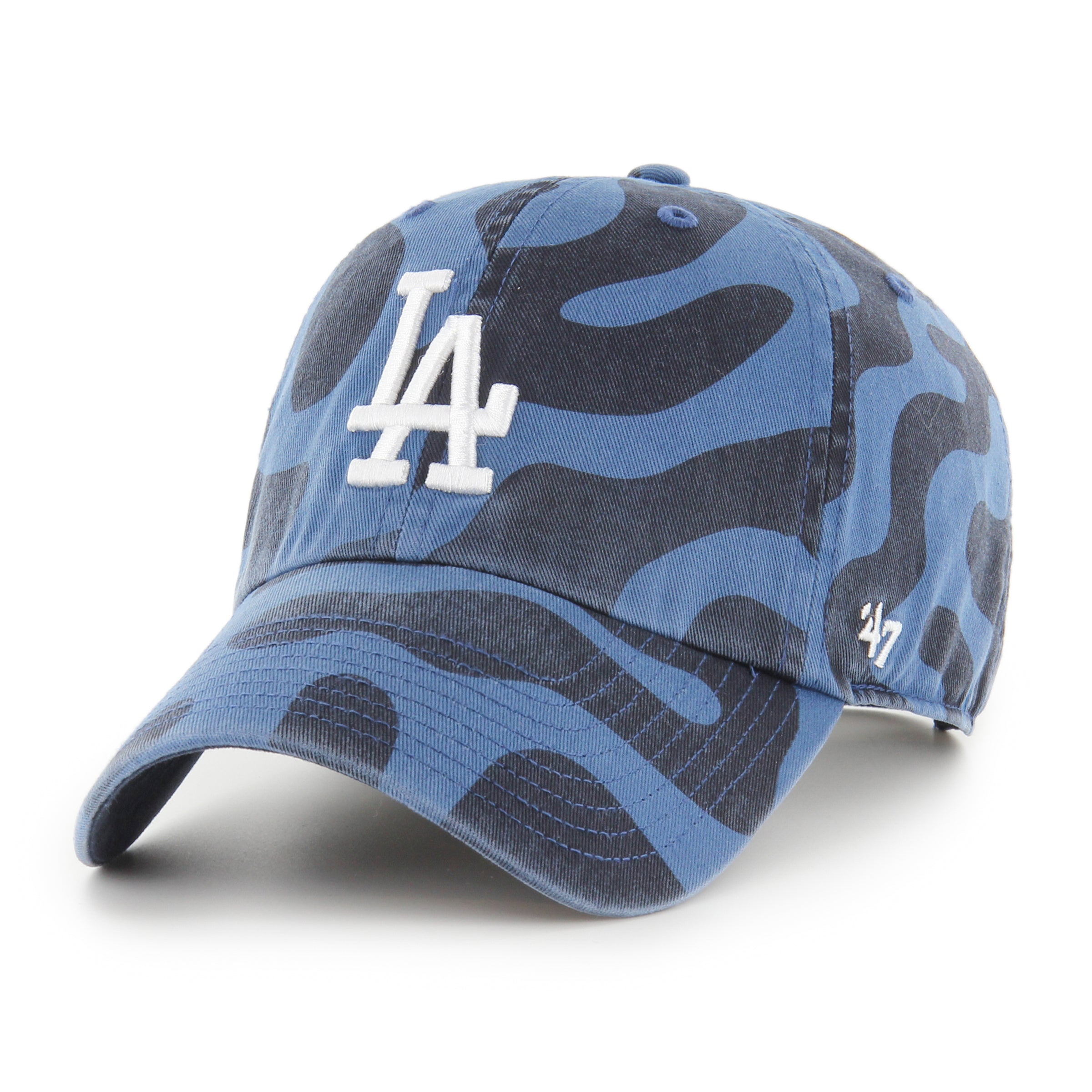 Los Angeles Dodgers Freeform ’47 CLEAN UP Timber Blue Cap