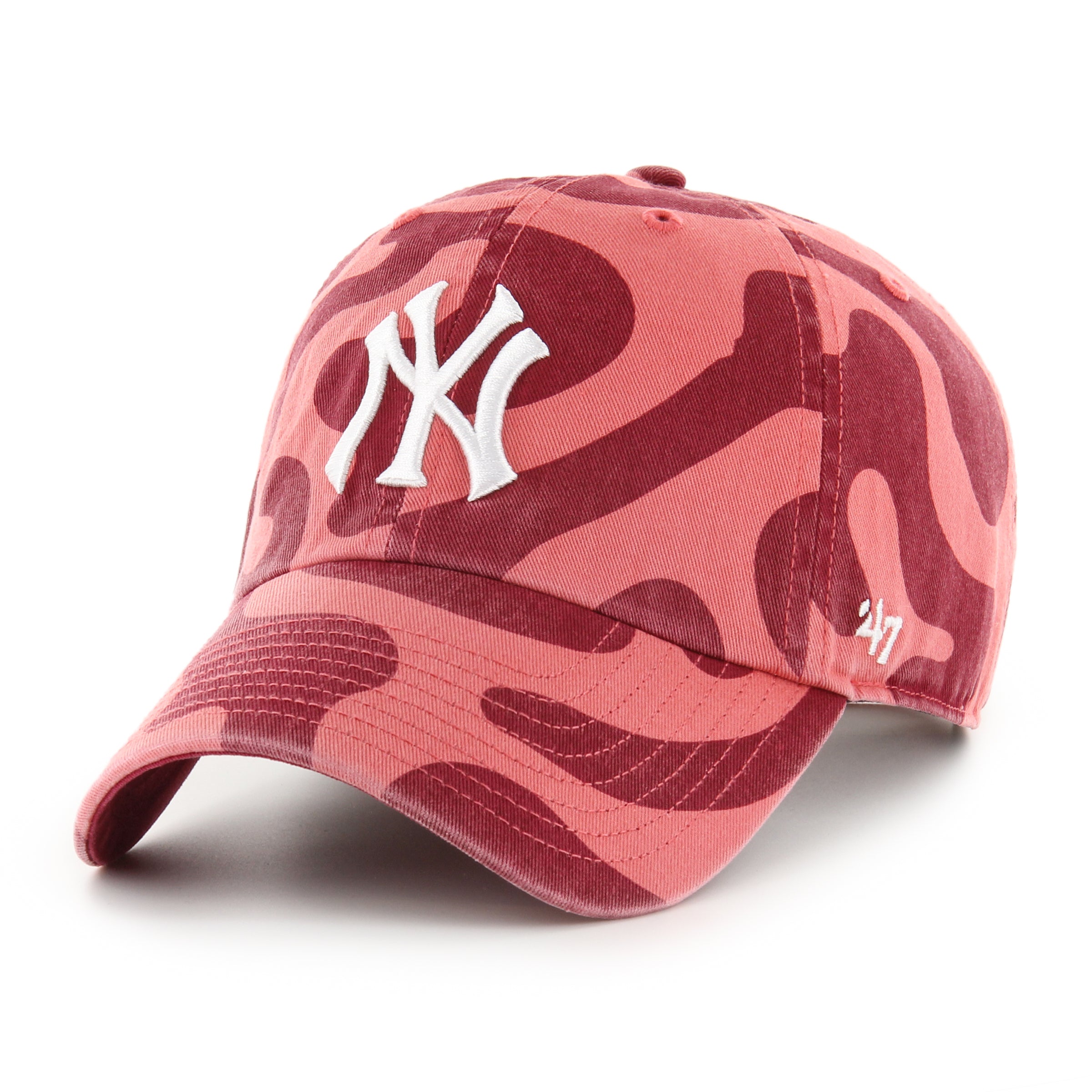 New York Yankees Freeform ’47 CLEAN UP Island Red Cap