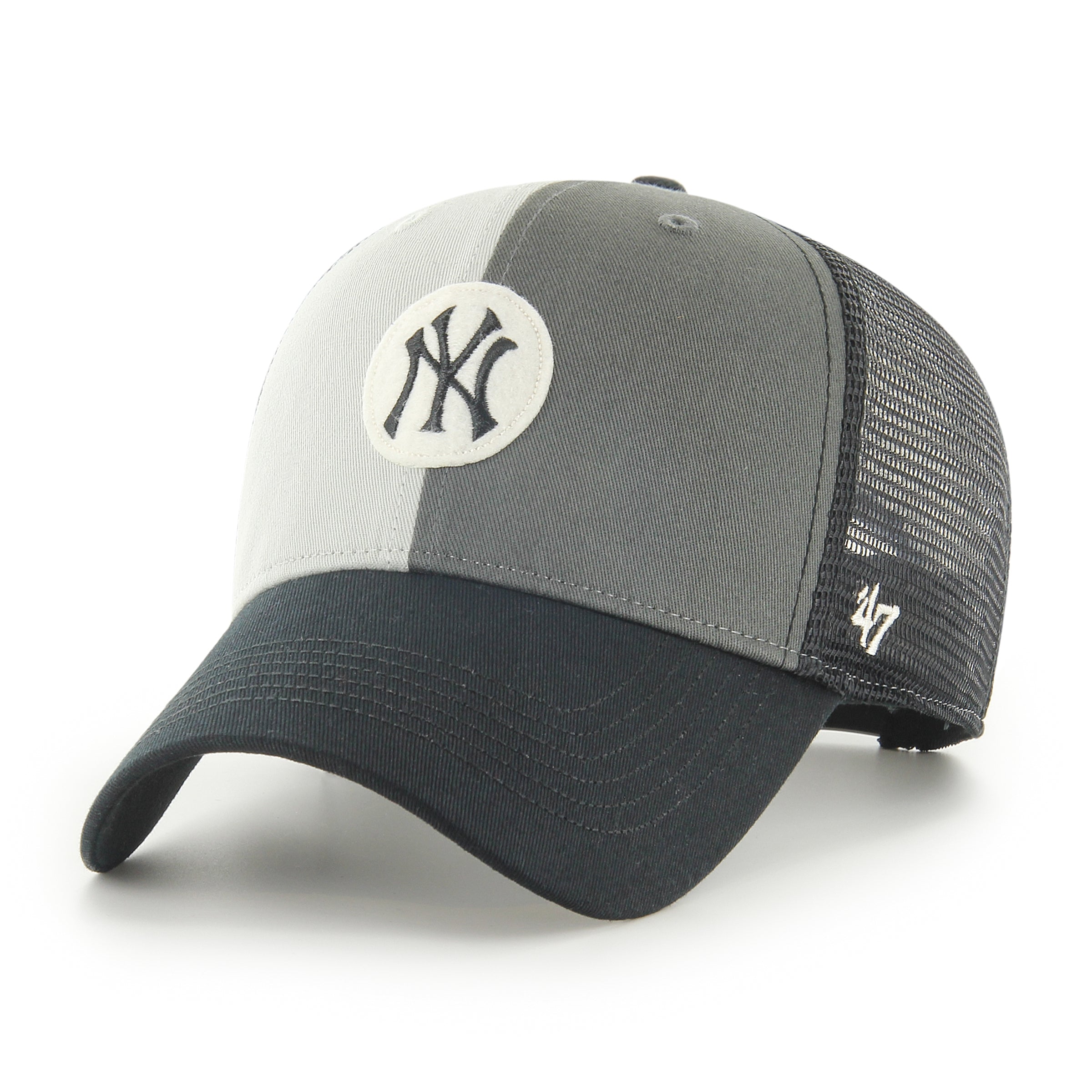 New York Yankees Melrose Mesh 47 MVP Charcoal Cap