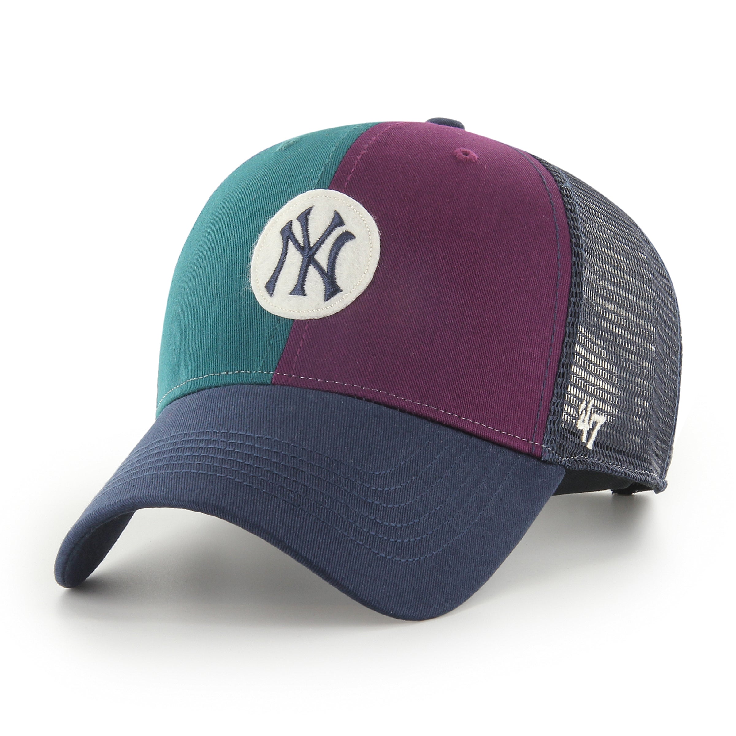 New York Yankees Melrose Mesh 47 MVP Plum Cap