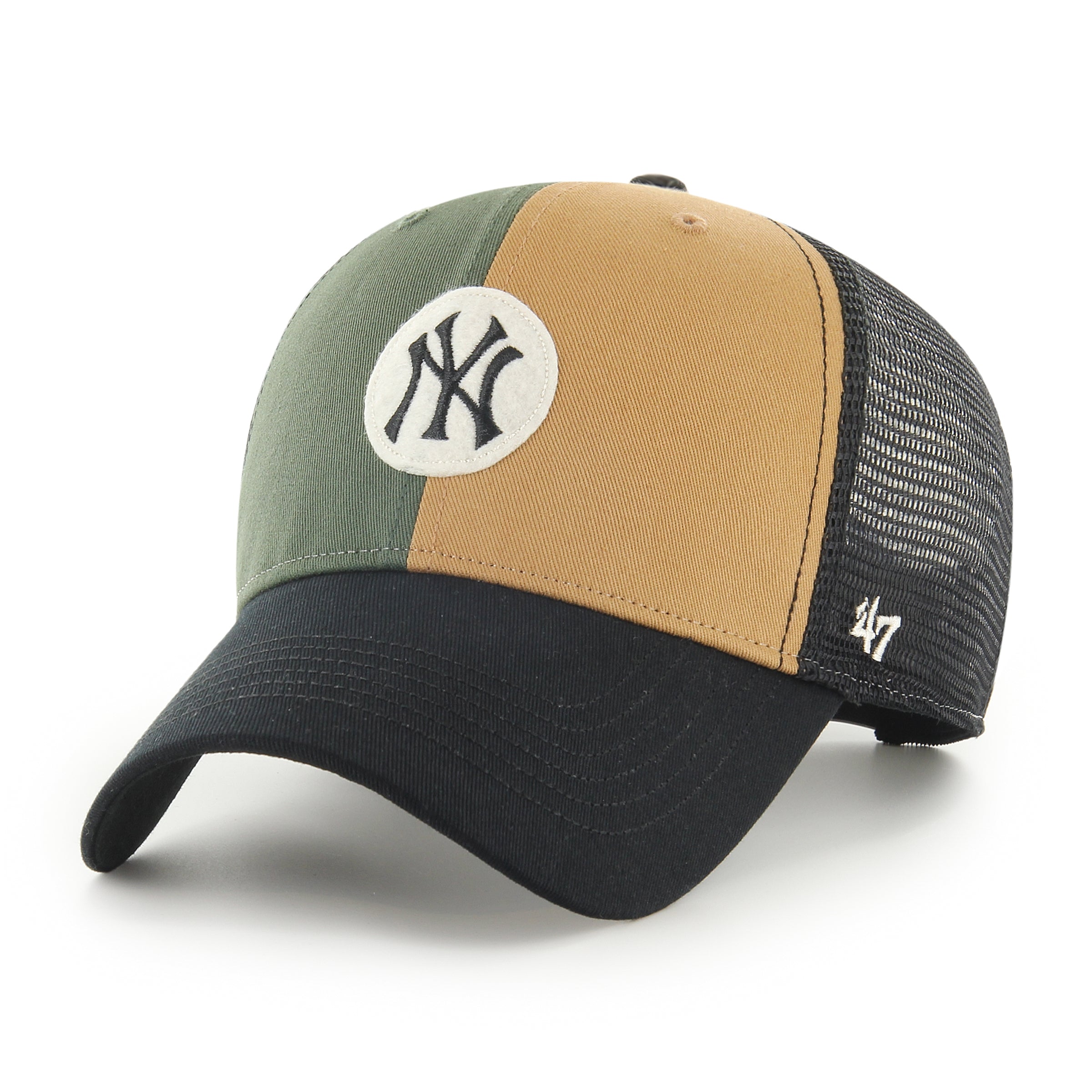 New York Yankees Melrose Mesh 47 MVP Camel Cap