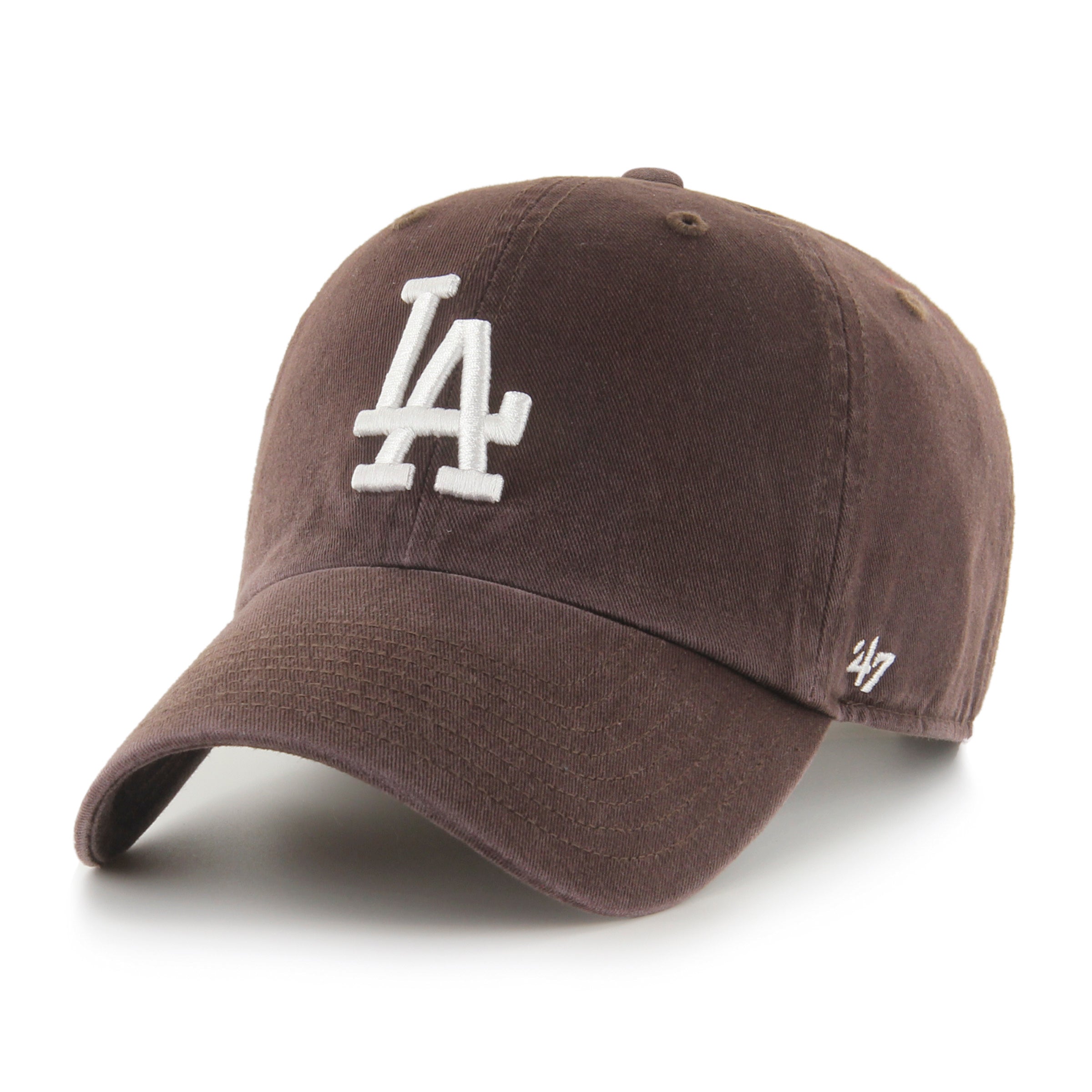Los Angeles Dodgers '47 CLEAN UP Brown Cap