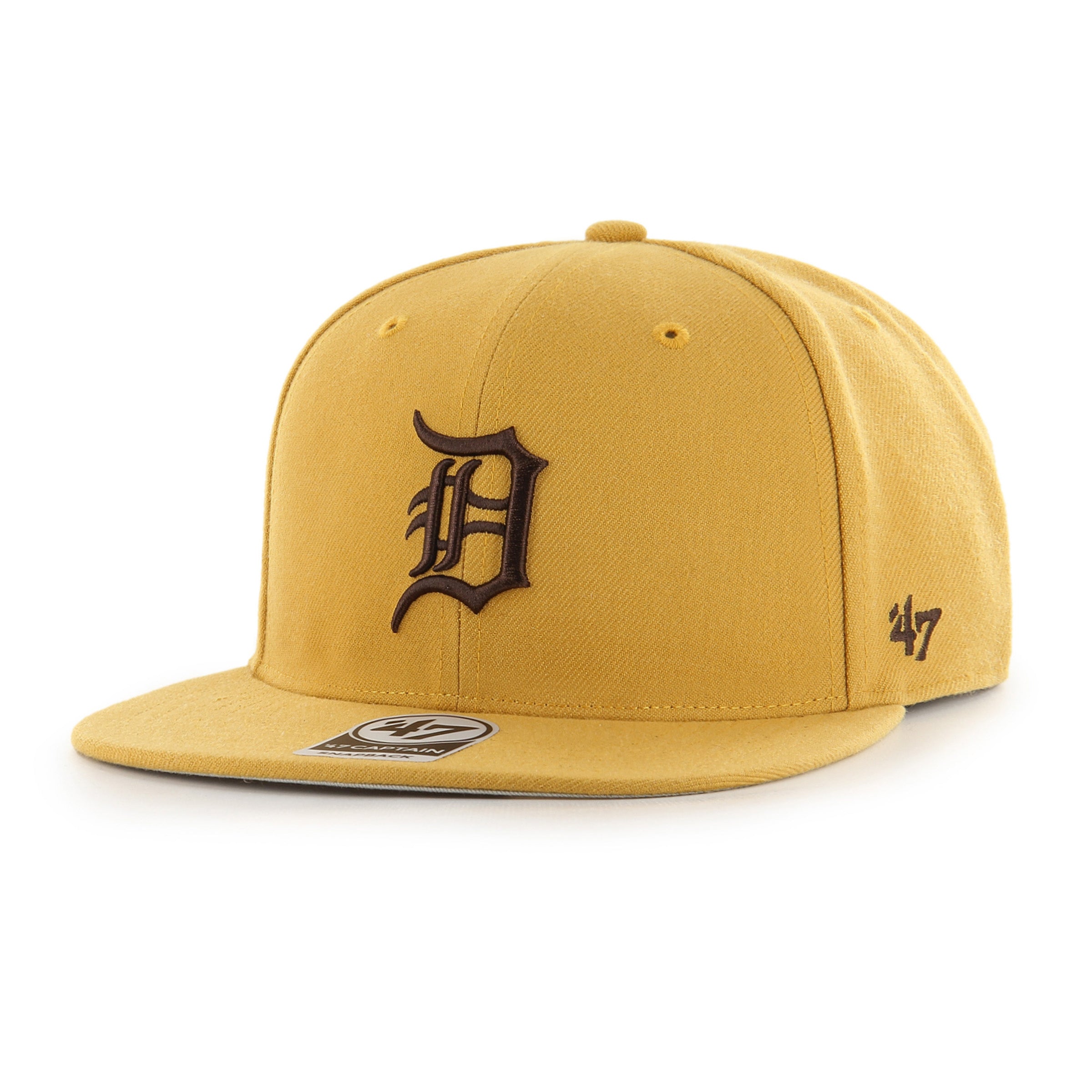 Detroit Tigers No Shot '47 CAPTAIN Wheat Cap