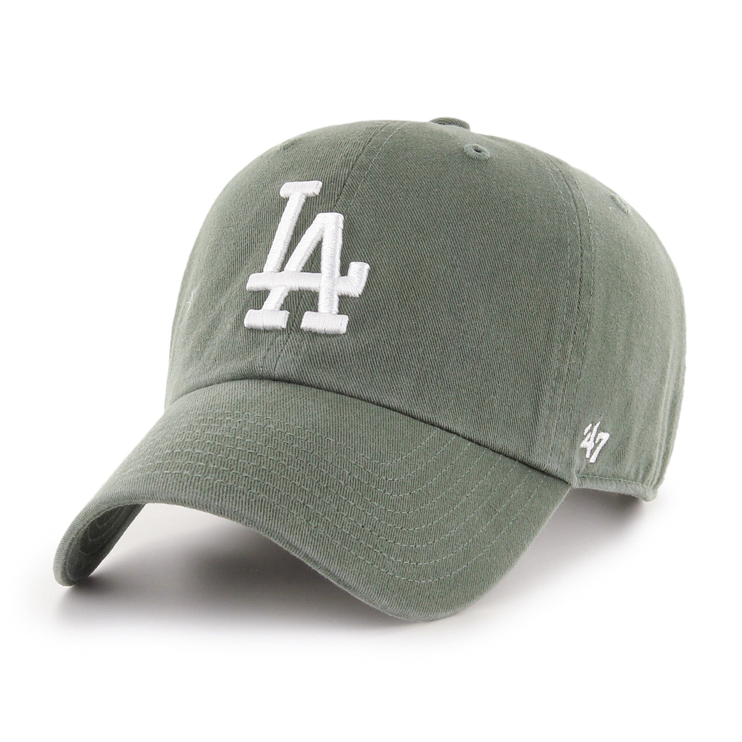 Los Angeles Dodgers 47 CLEAN UP Moss Cap