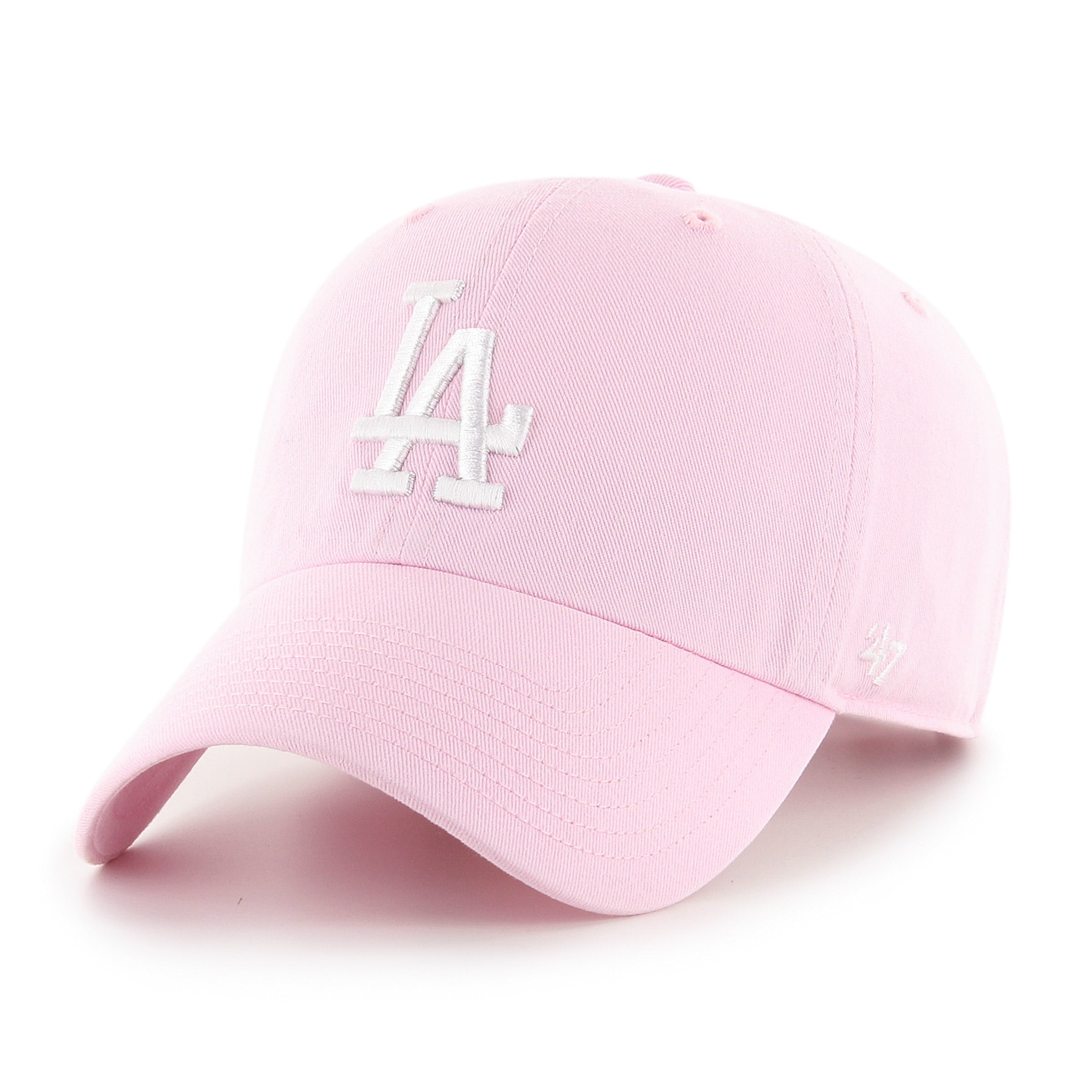 Los Angeles Dodgers '47 CLEAN UP Petal Pink Cap