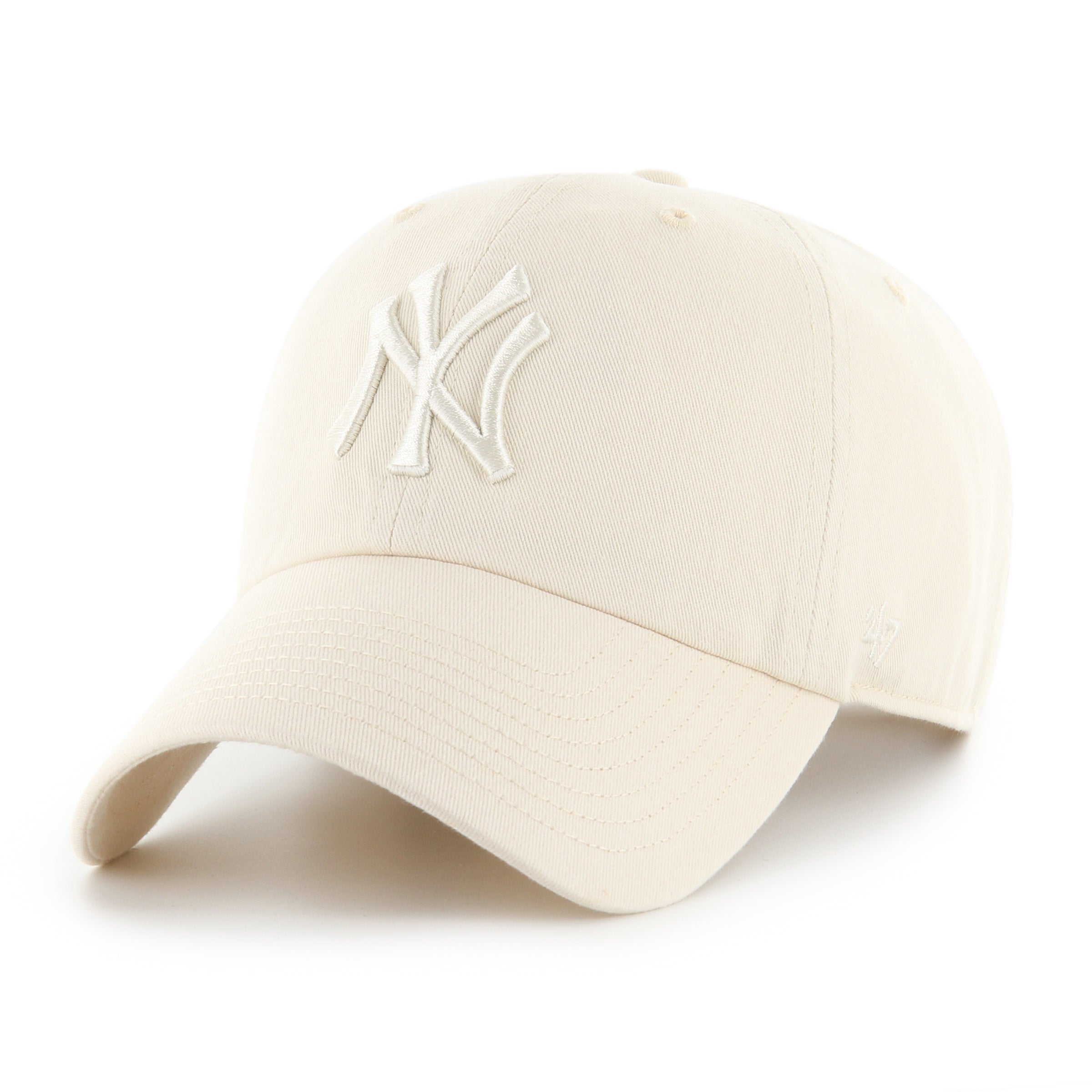 New York Yankees '47 CLEAN UP Beige Cap