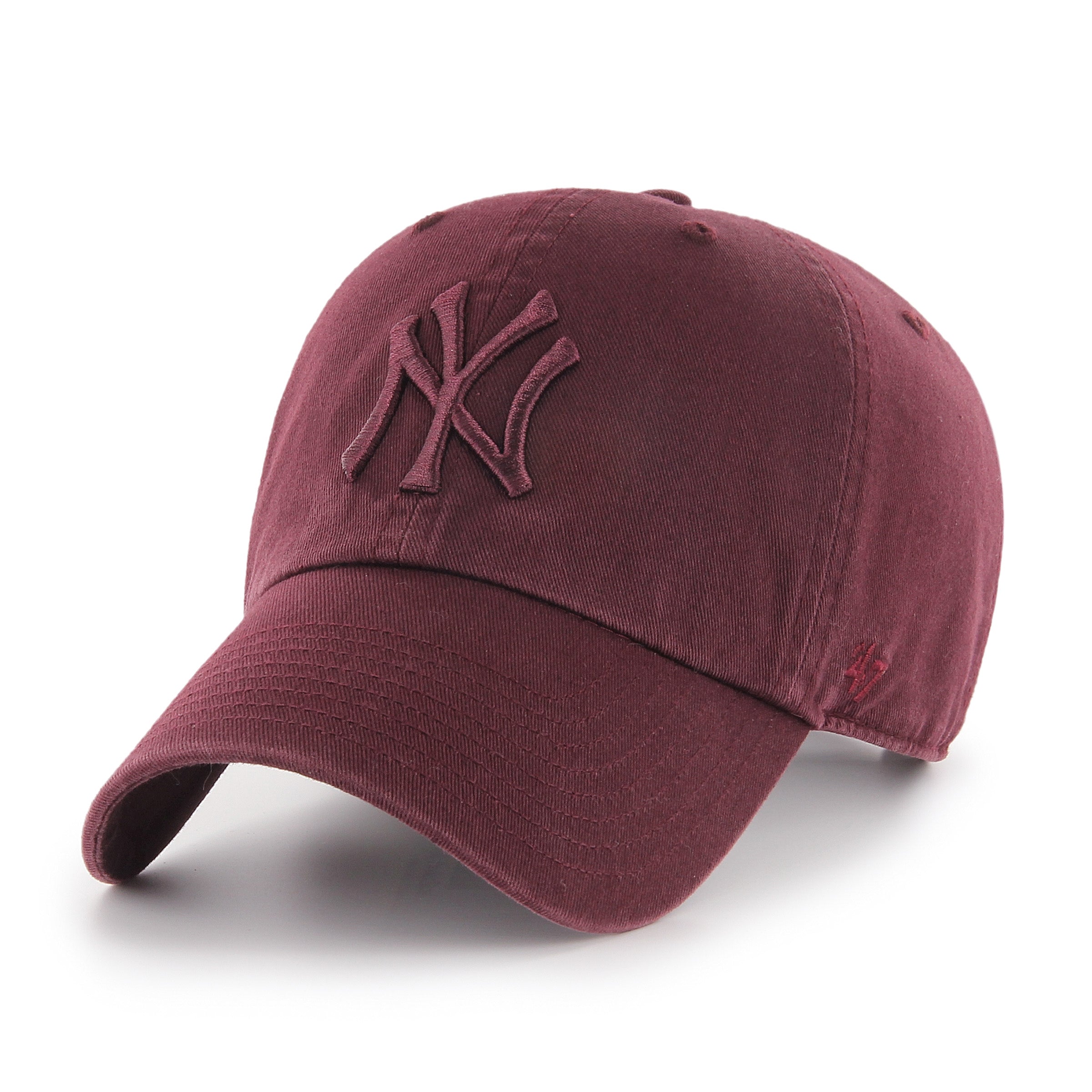 New York Yankees '47 CLEAN UP Dark Maroon Cap