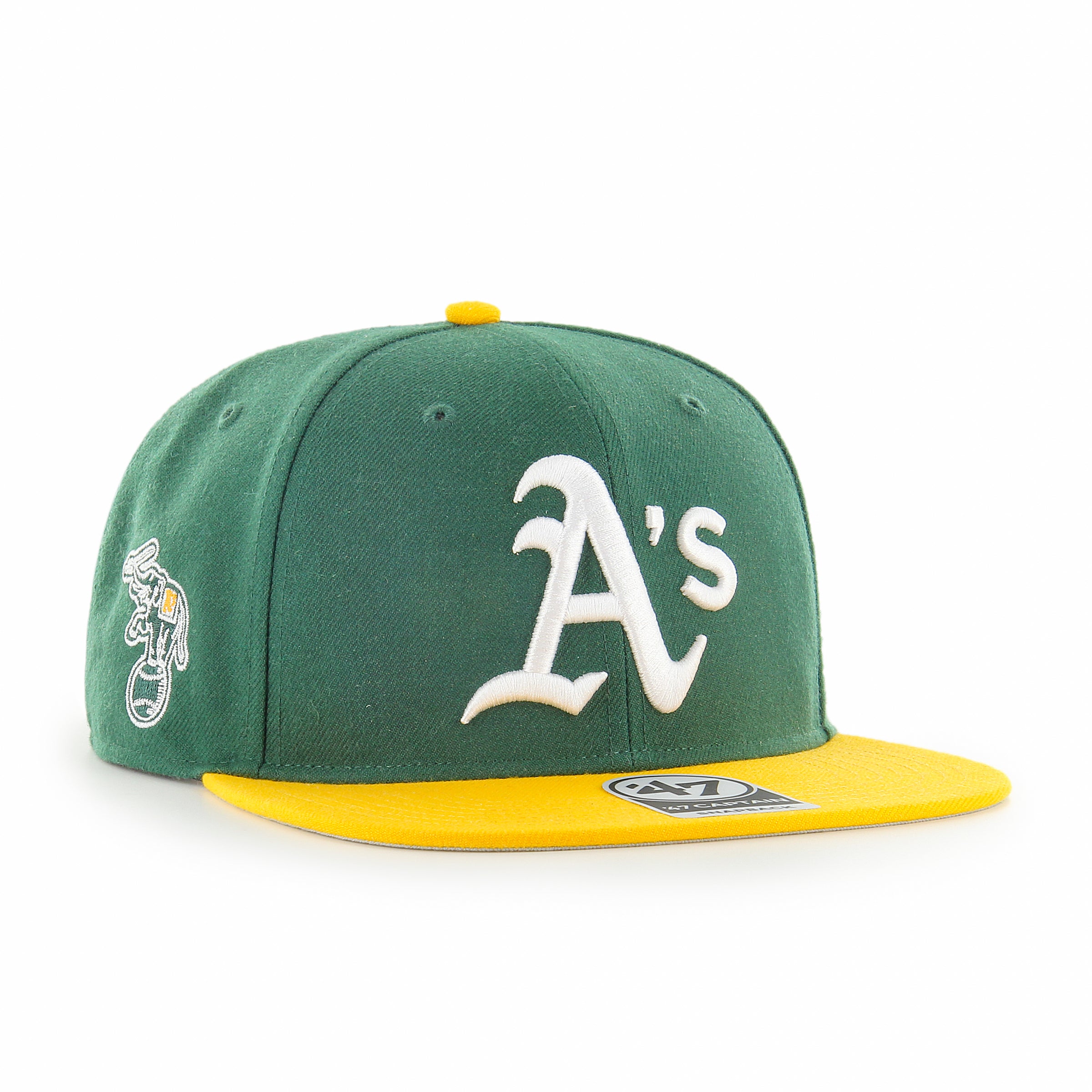 Oakland Athletics Sure Shot Two Tone '47 CAPTAIN Dark Green Cap