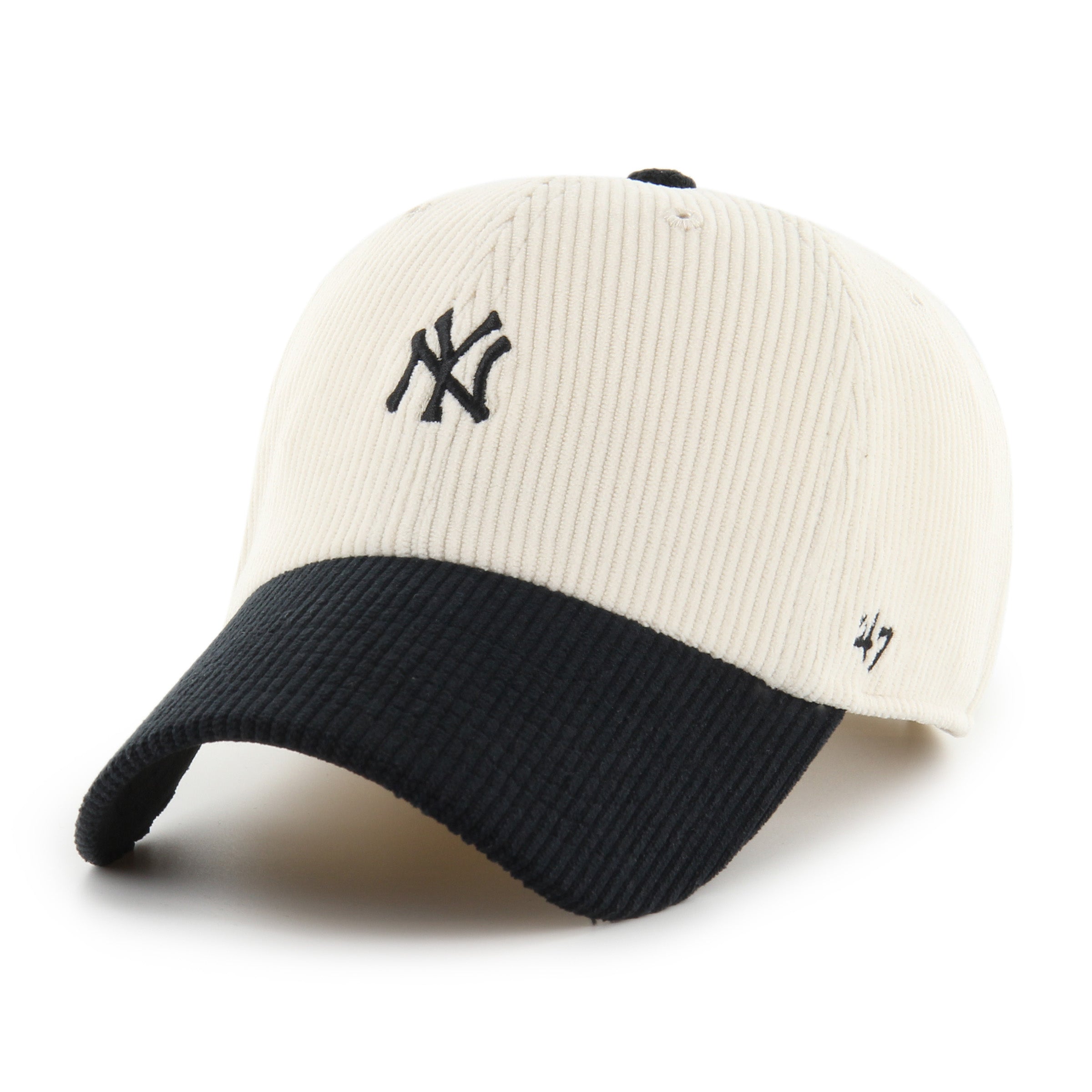 New York Yankees Cord Base Runner TT ’47 CLEAN UP Beige Cap