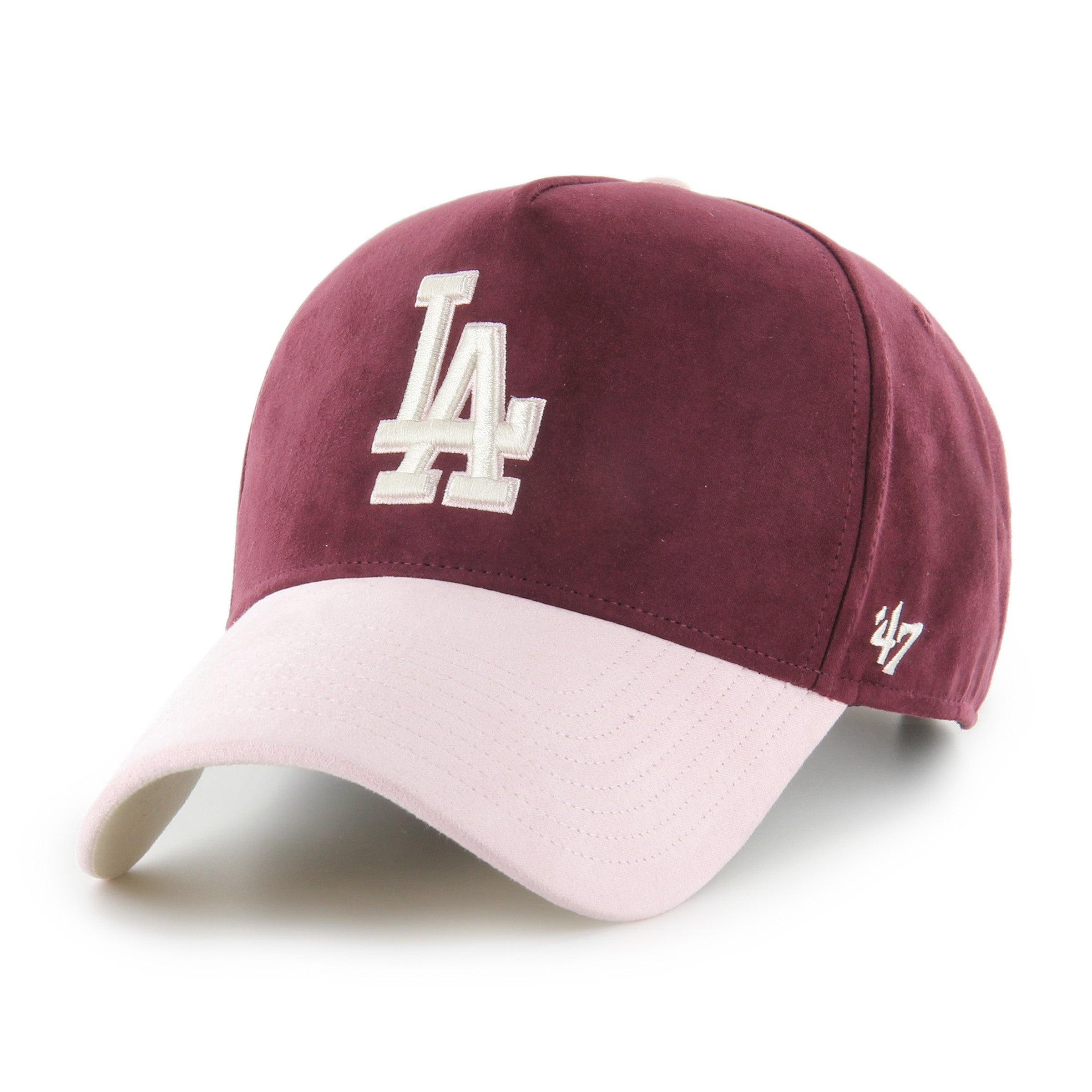 LA Dodgers Ultrasuede ’47 MVP DT Dark Maroon Cap