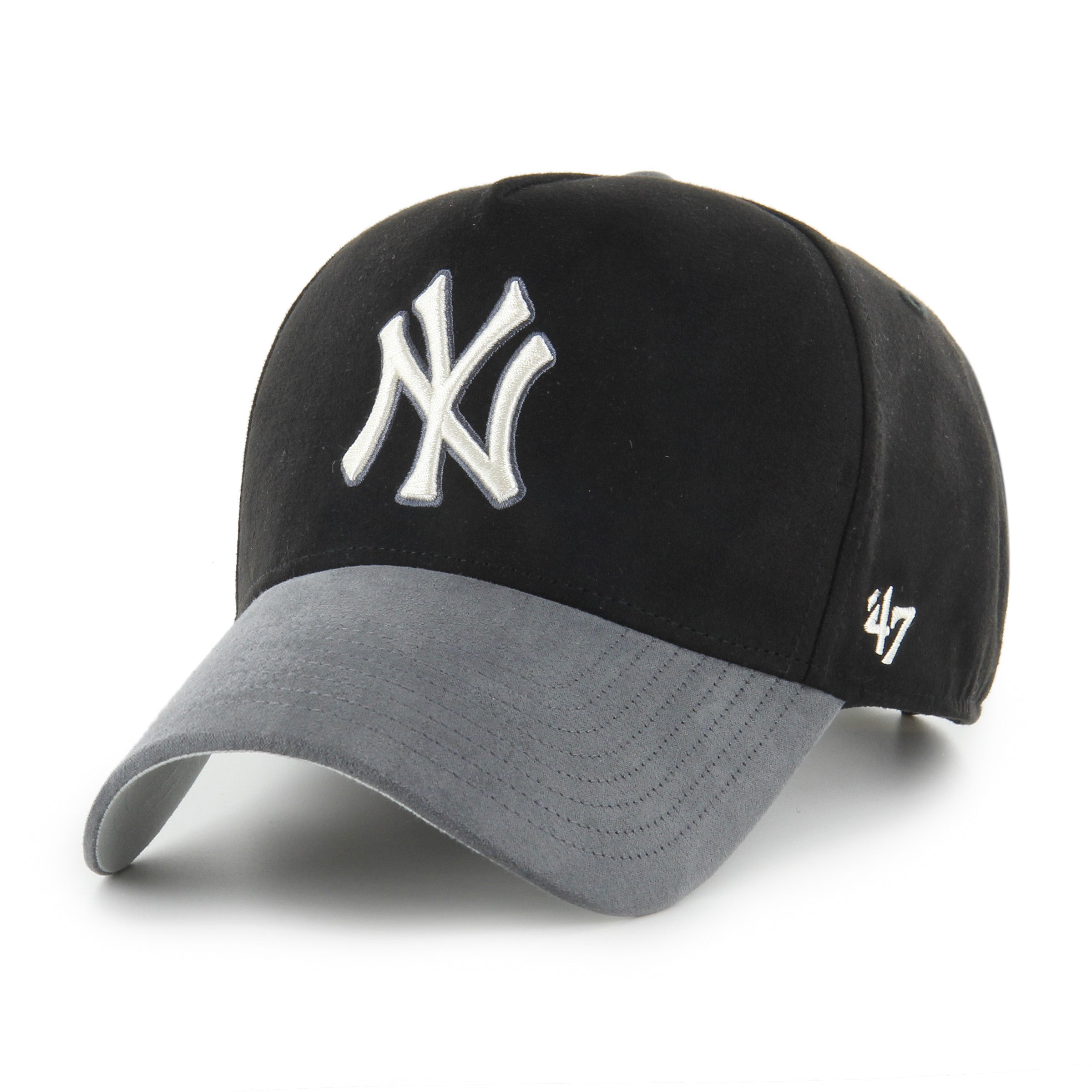 New York Yankees Ultrasuede ’47 MVP DT Black Cap