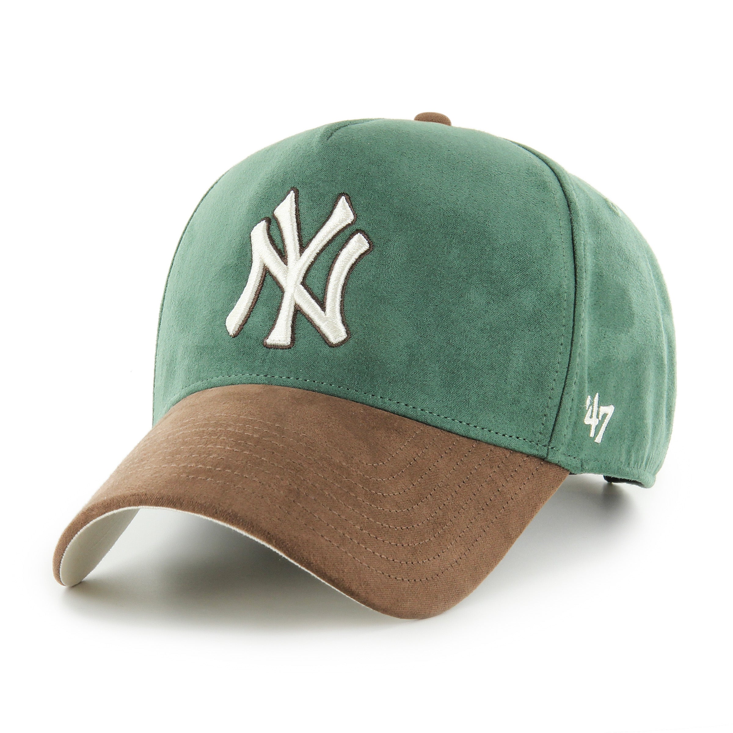 New York Yankees Ultrasuede ’47 MVP DT Dark Green Cap