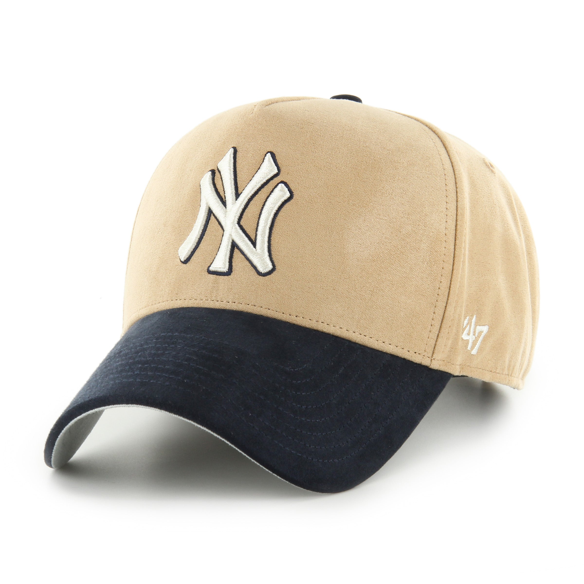 New York Yankees Ultrasuede ’47 MVP DT Khaki Cap