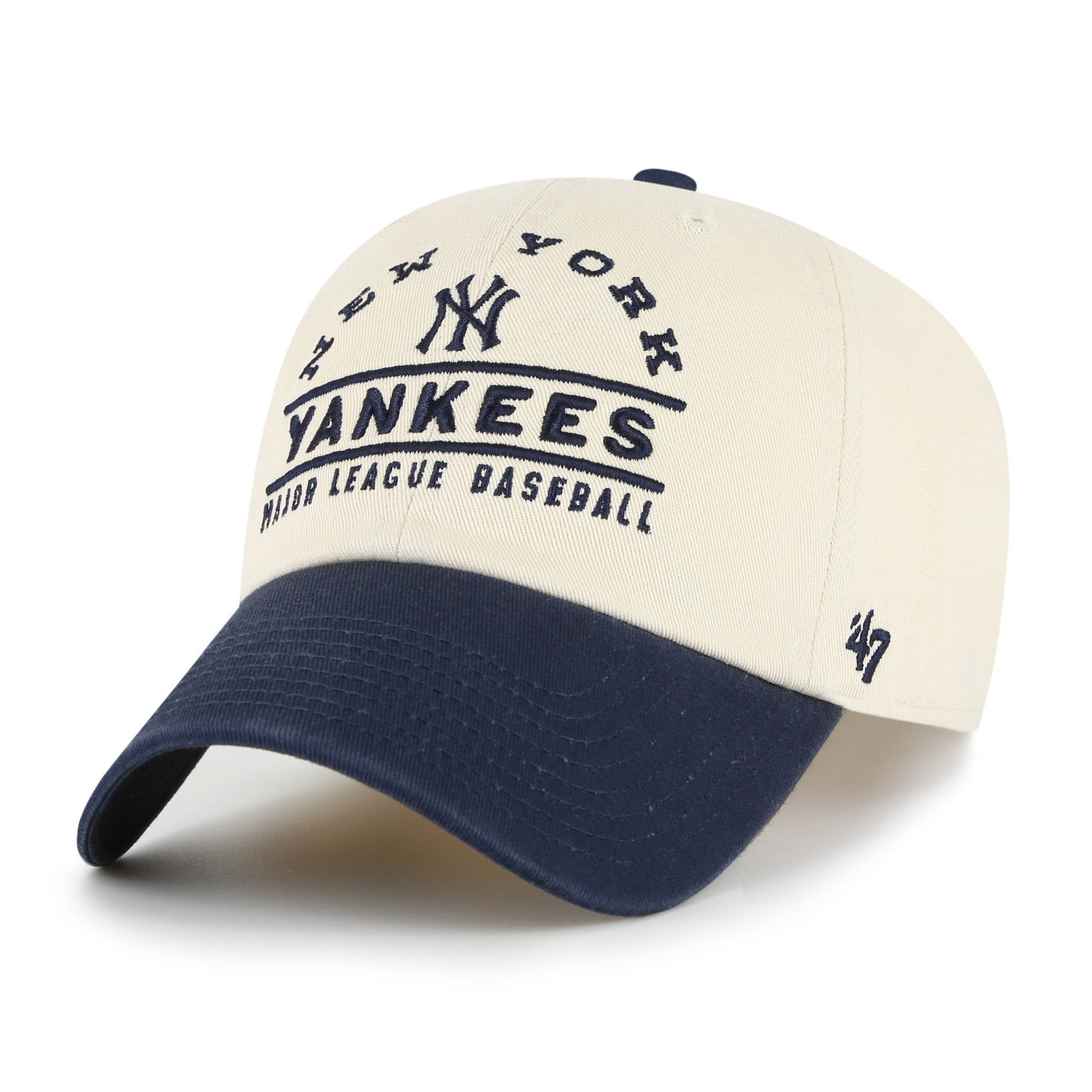 New York Yankees Windham ’47 CLEAN UP Beige Cap