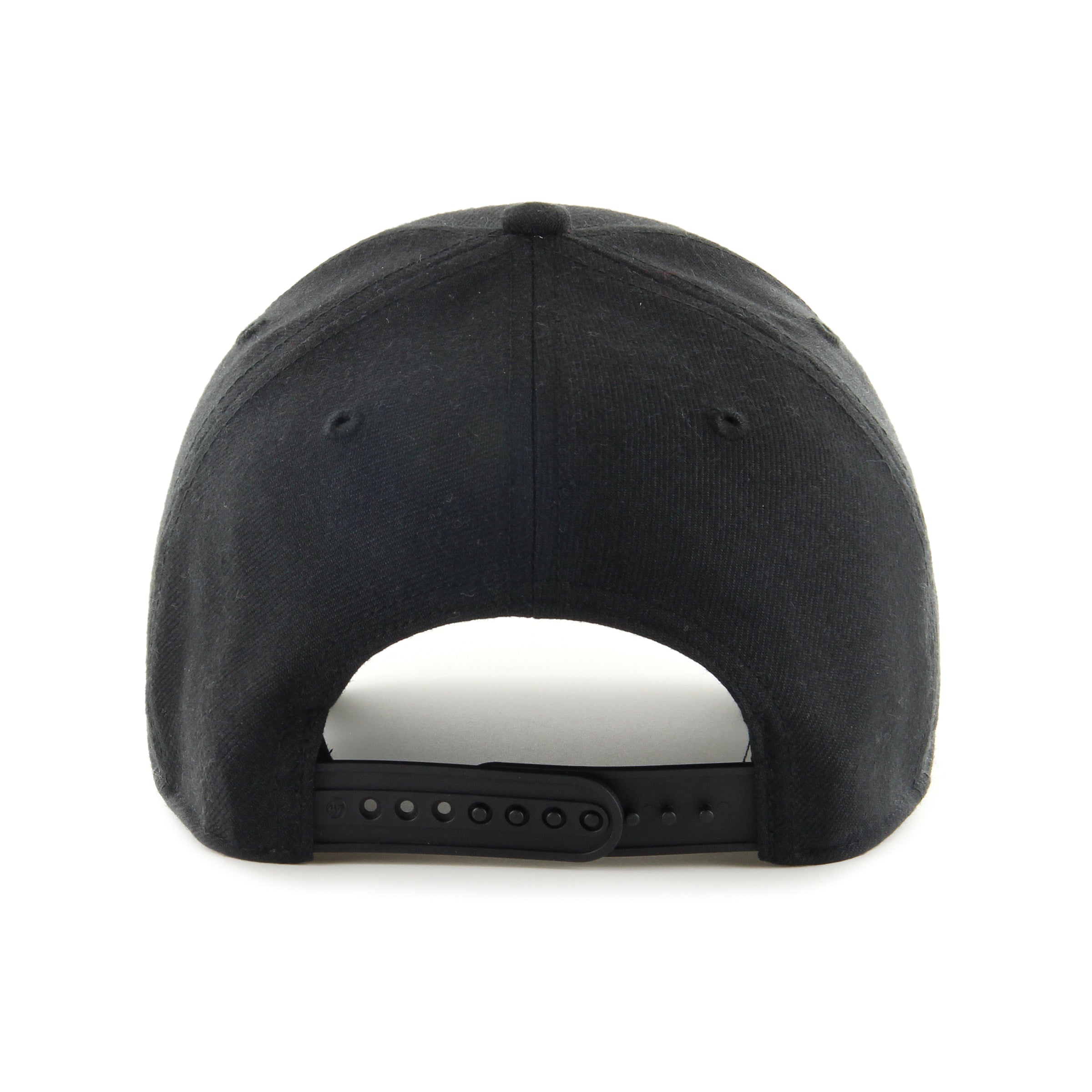 Batter Man Logo Base Runner Snap '47 MVP Black Cap